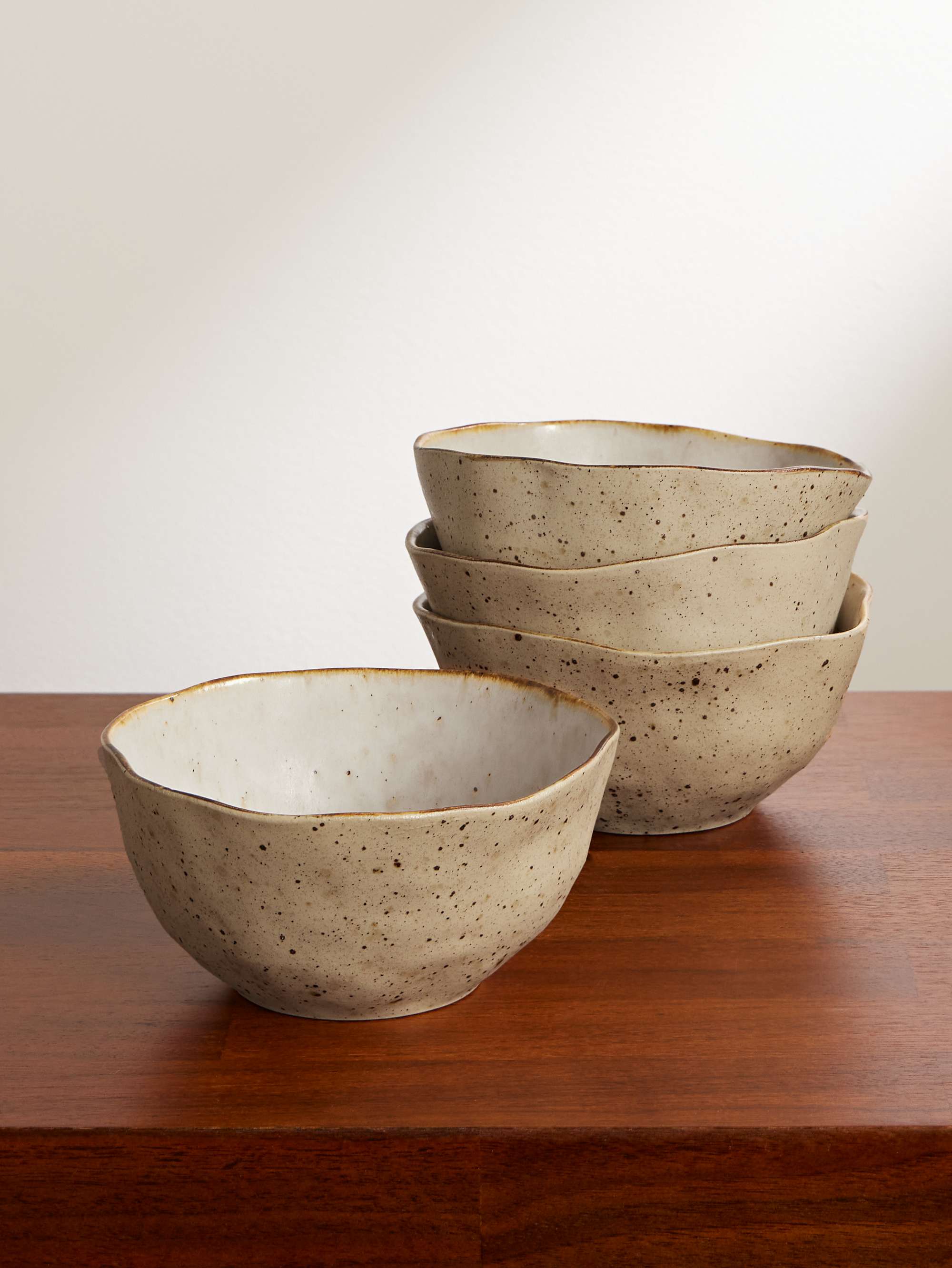 SOHO HOME Emden Set of Four 14cm Glazed Stoneware Cereal Bowls for Men | MR  PORTER