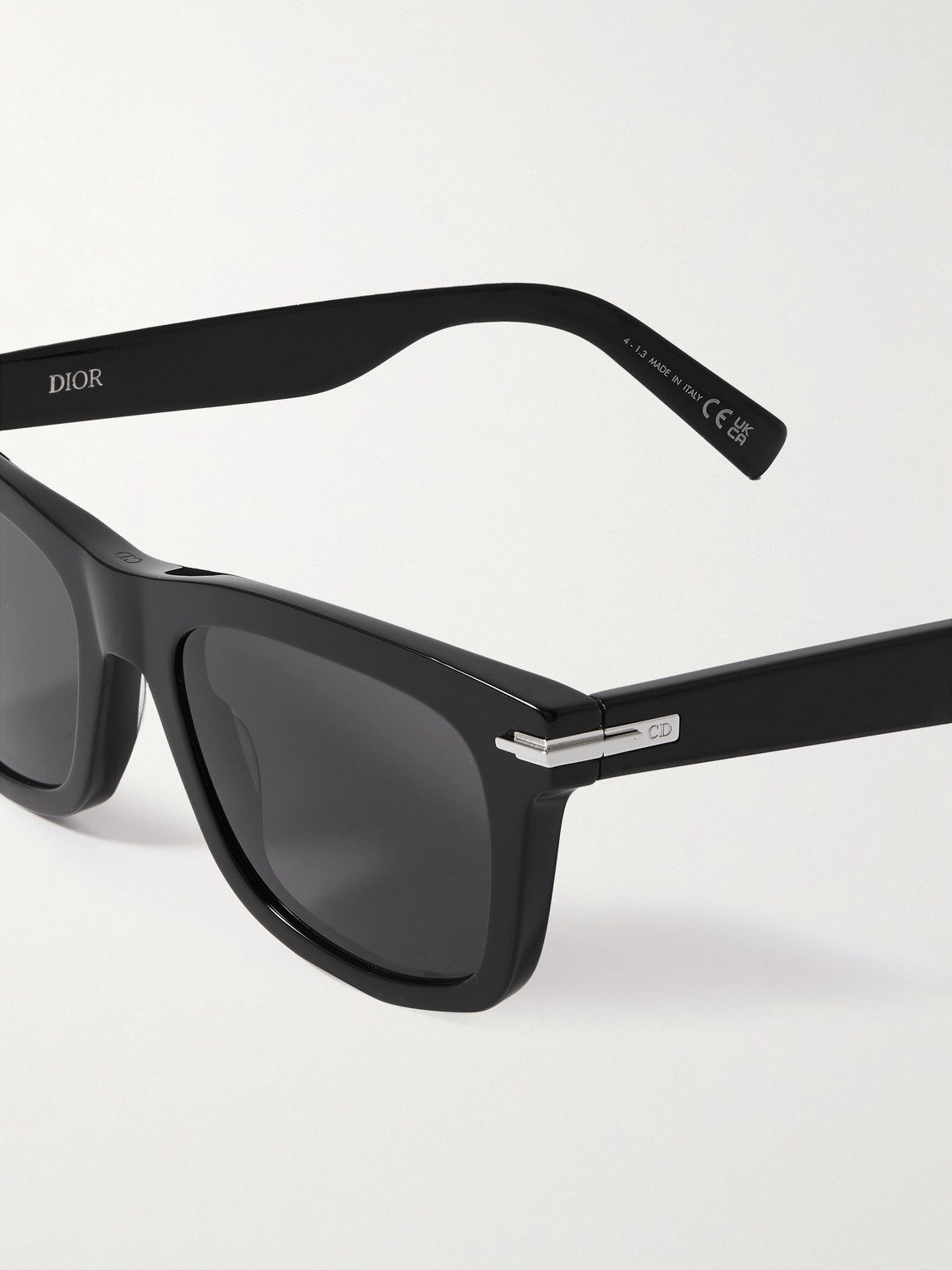 Shop Dior Blacksuit S11i D-frame Acetate Sunglasses In Black