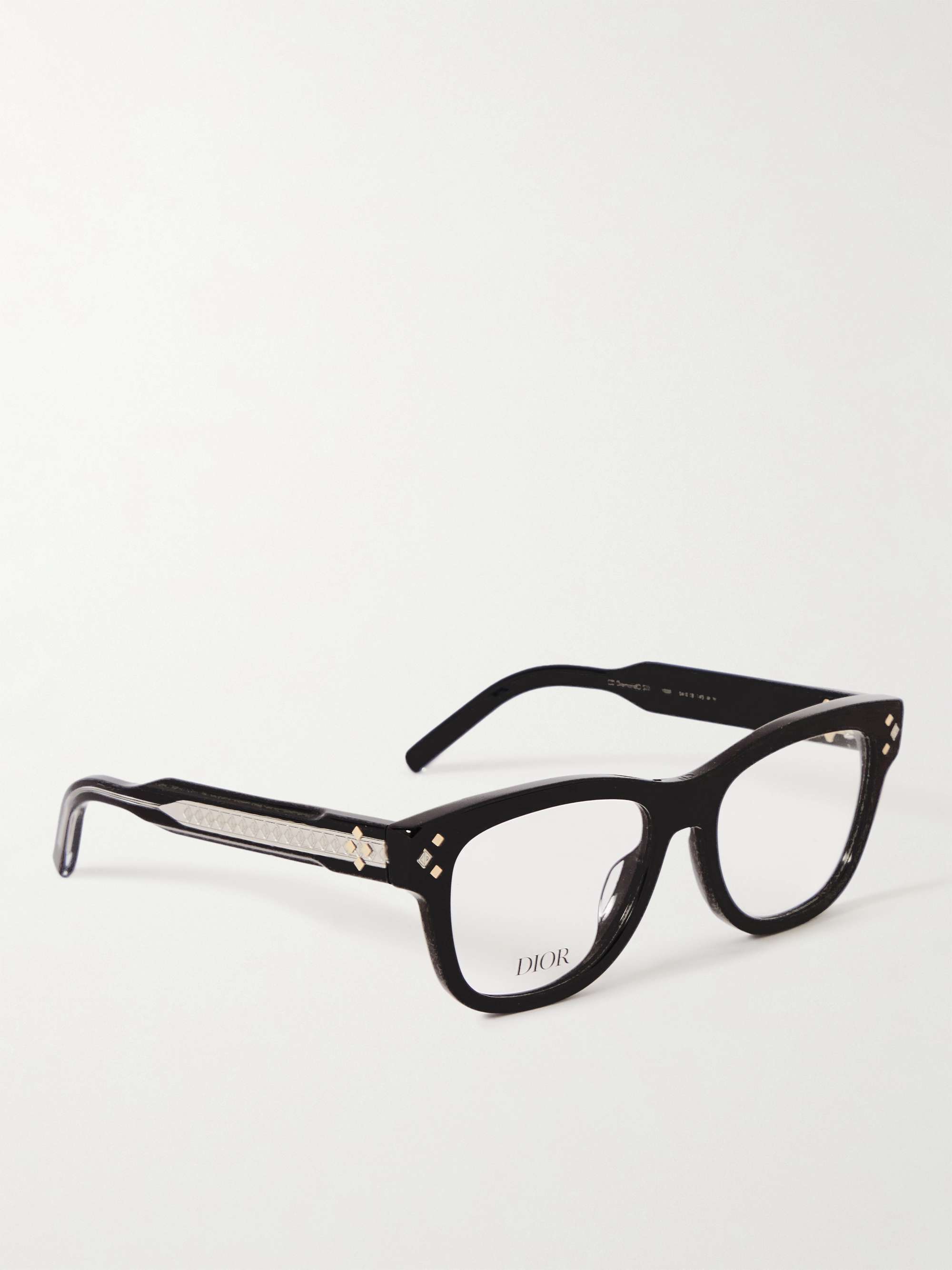 DIOR EYEWEAR CD DiamondO S1l Round-Frame Acetate Optical Glasses for Men |  MR PORTER