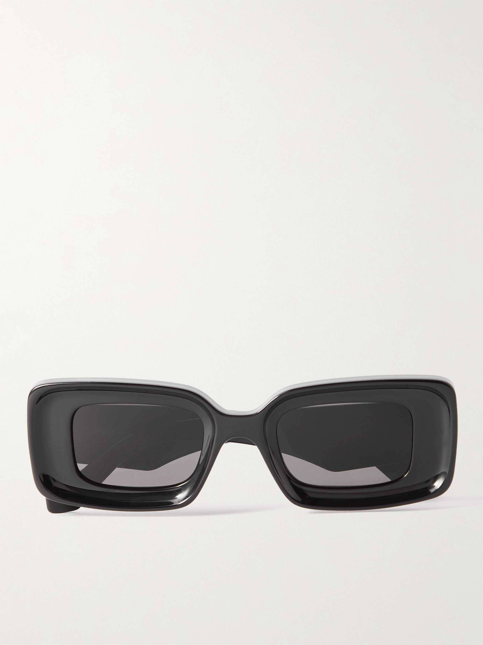 LOEWE Anagram Rectangular-Frame Acetate Sunglasses | MR PORTER