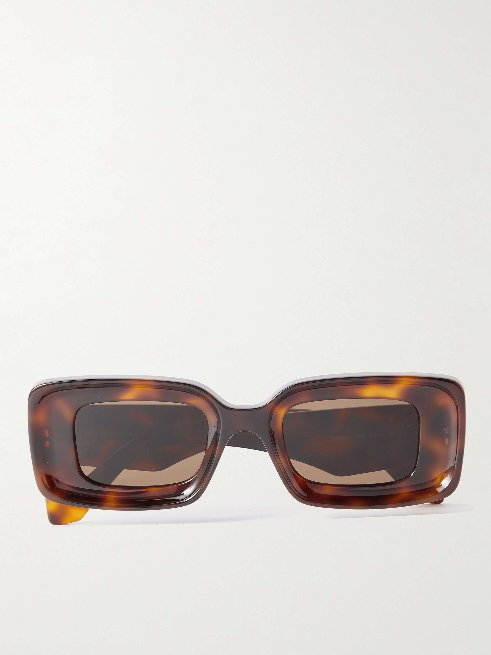 Anagram Sonnenbrille mit rechteckigem Rahmen aus Azetat in Schildpattoptik  von LOEWE EYEWEAR für Herren | MR PORTER