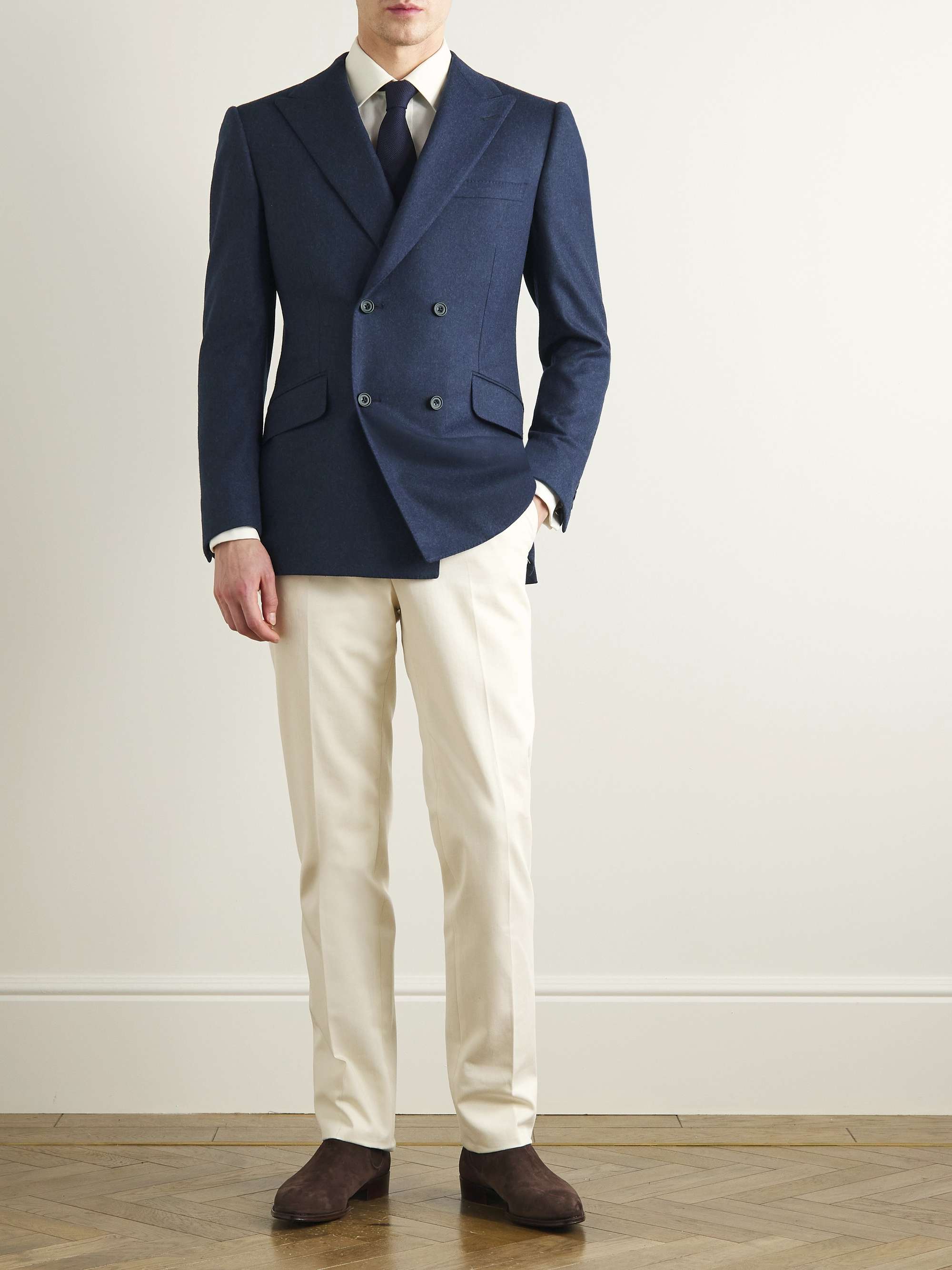 KINGSMAN Wool-Flannel Suit Jacket | MR PORTER