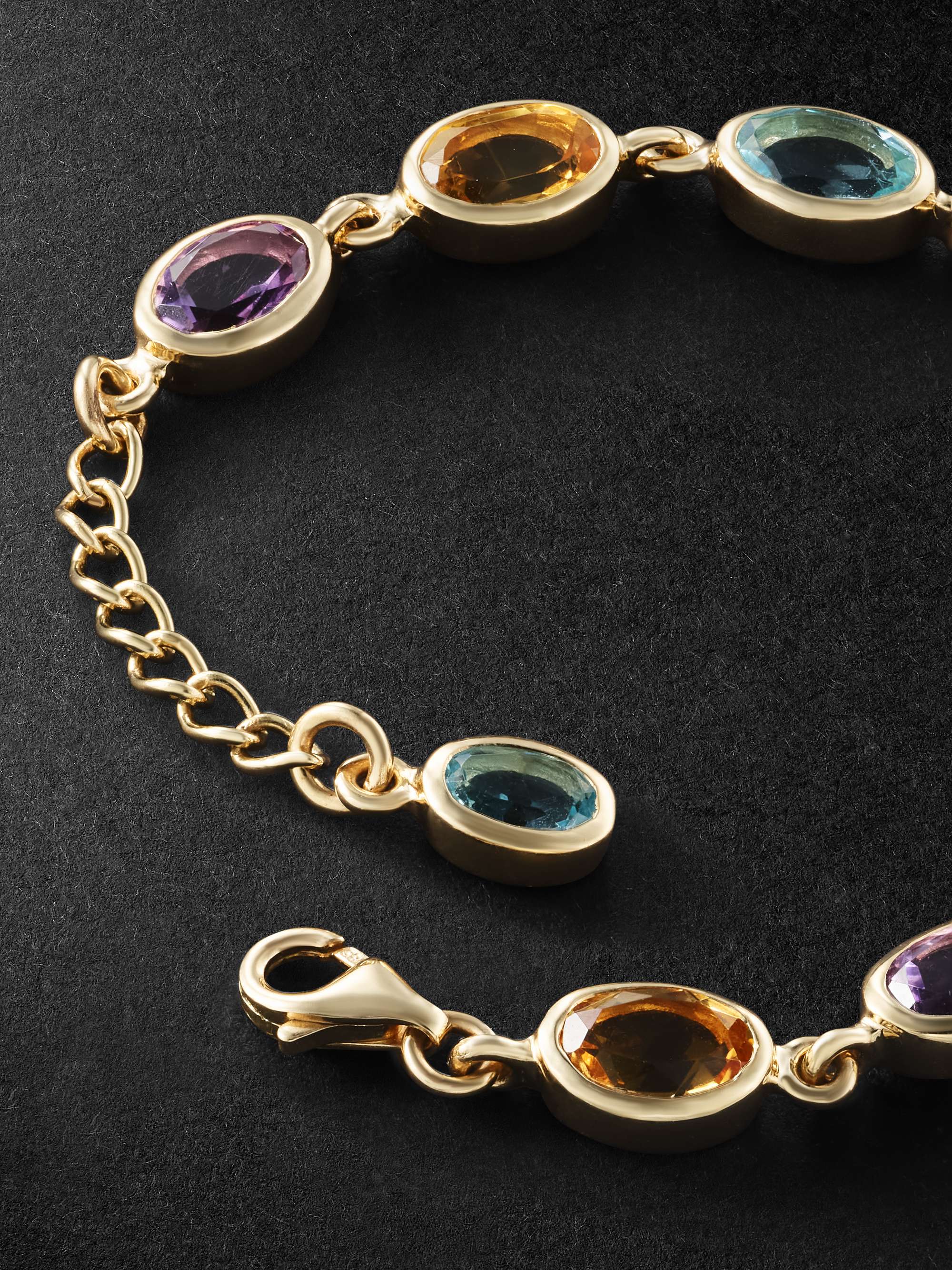 Ying Armband aus 14 Karat Gold mit mehreren Steinen | MR PORTER