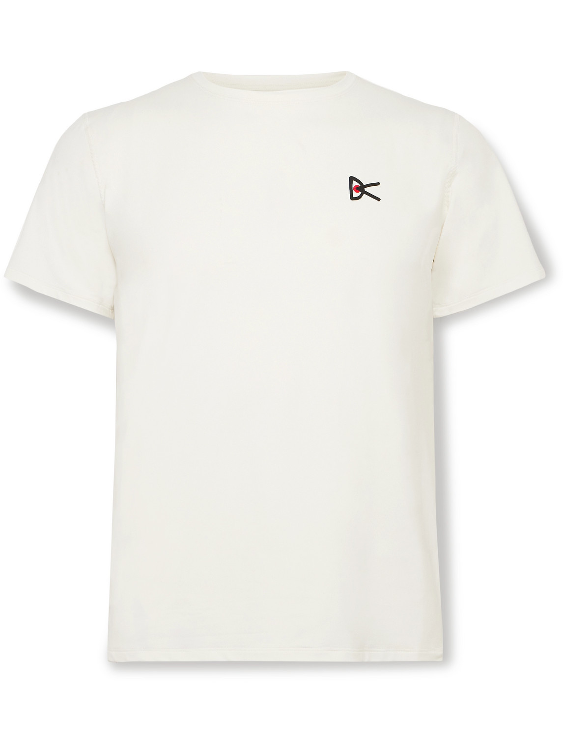 District Vision Logo-print Short-sleeve T-shirt In White