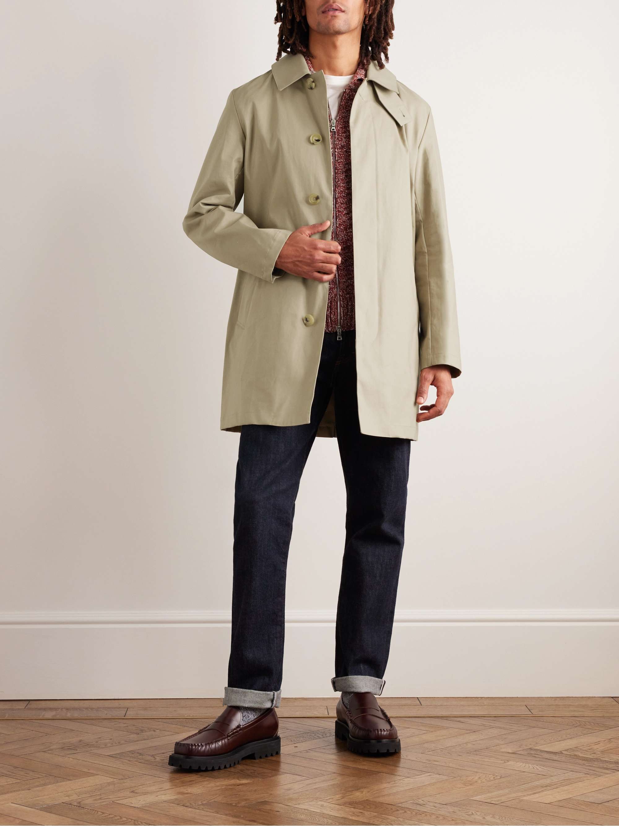 MACKINTOSH Cambridge Bonded Cotton Trench Coat for Men | MR PORTER