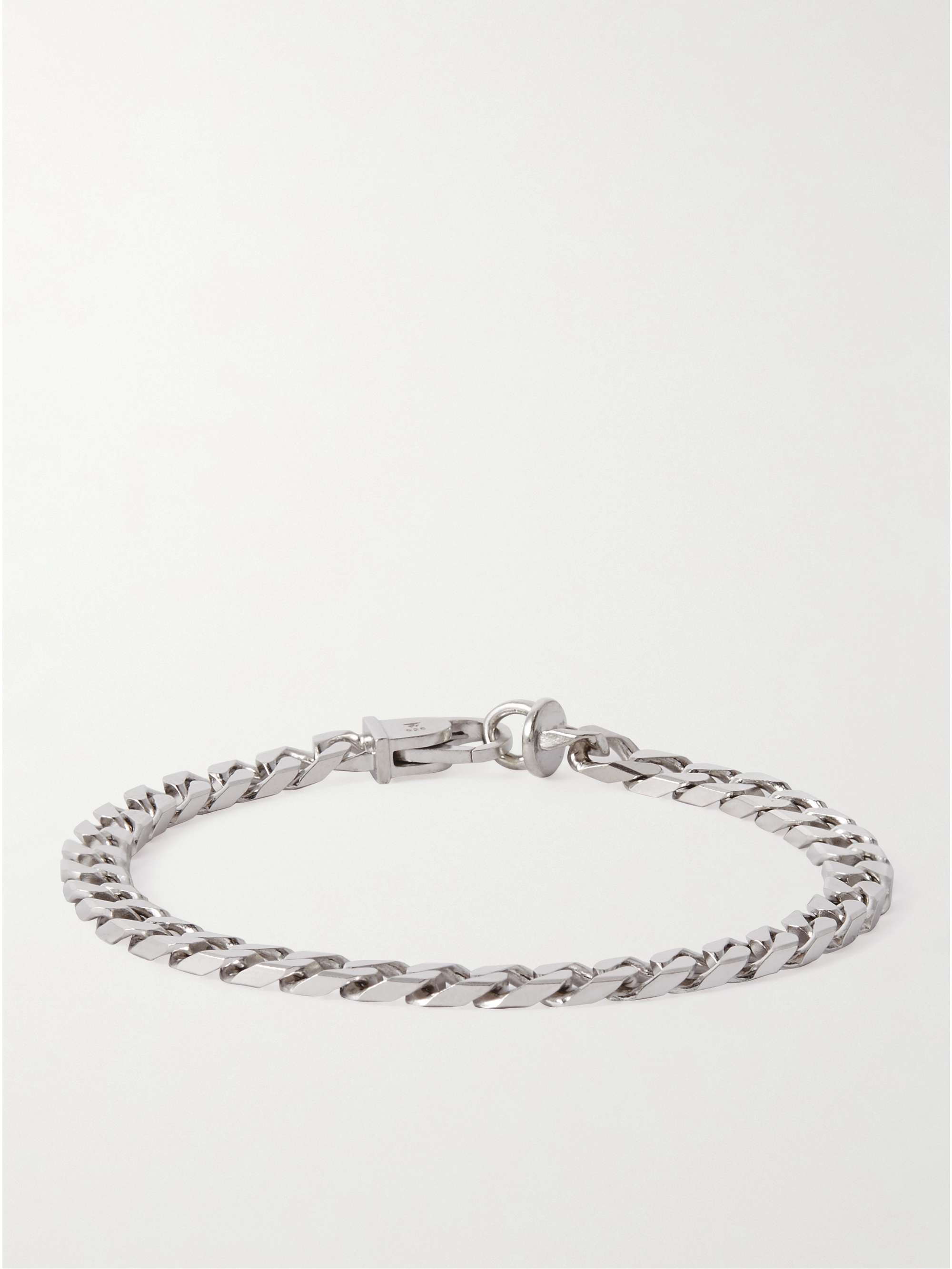 TOM WOOD Frankie Silver Chain Bracelet for Men | MR PORTER