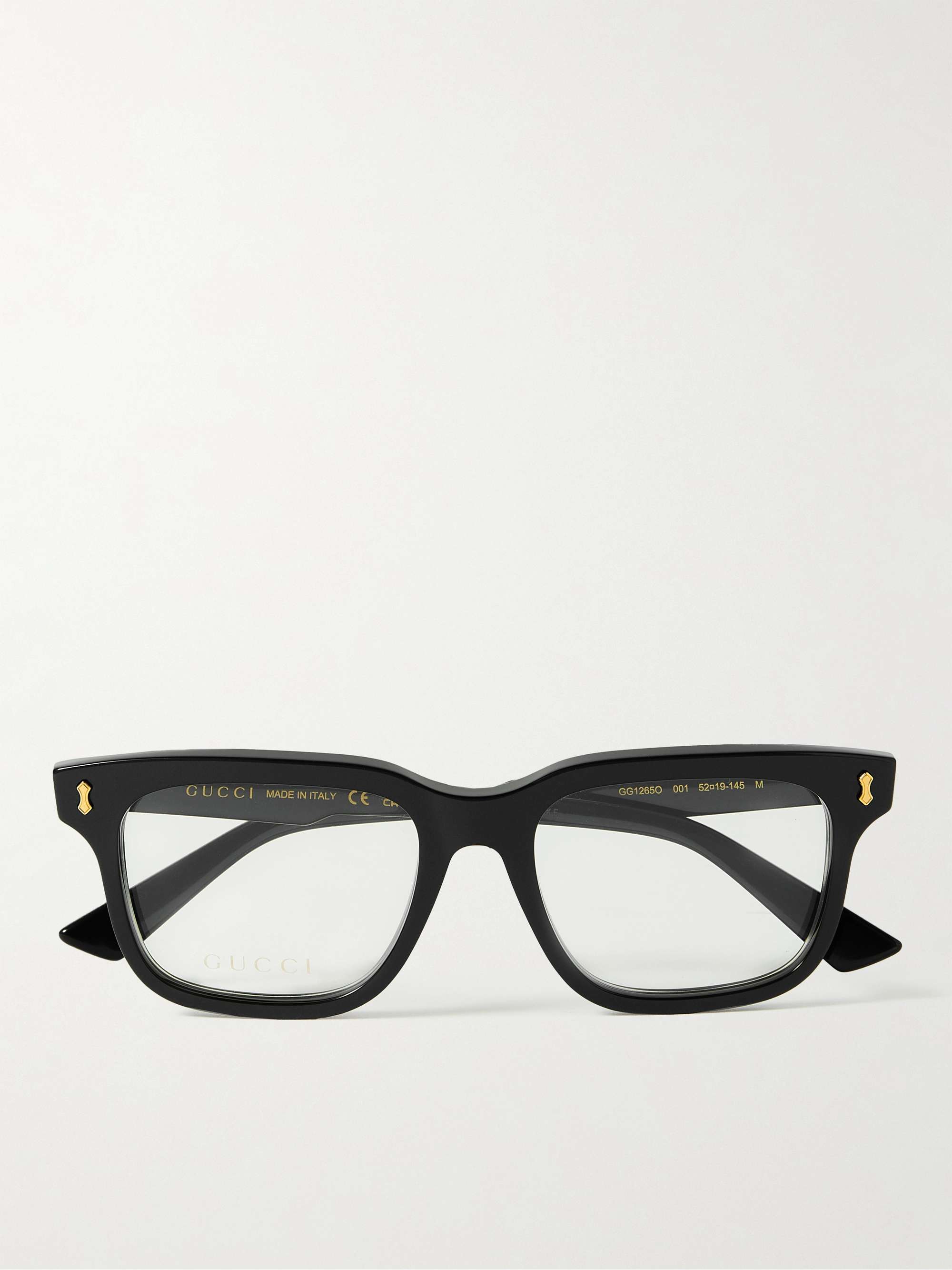 Brille mit eckigem Rahmen aus Azetat | MR PORTER