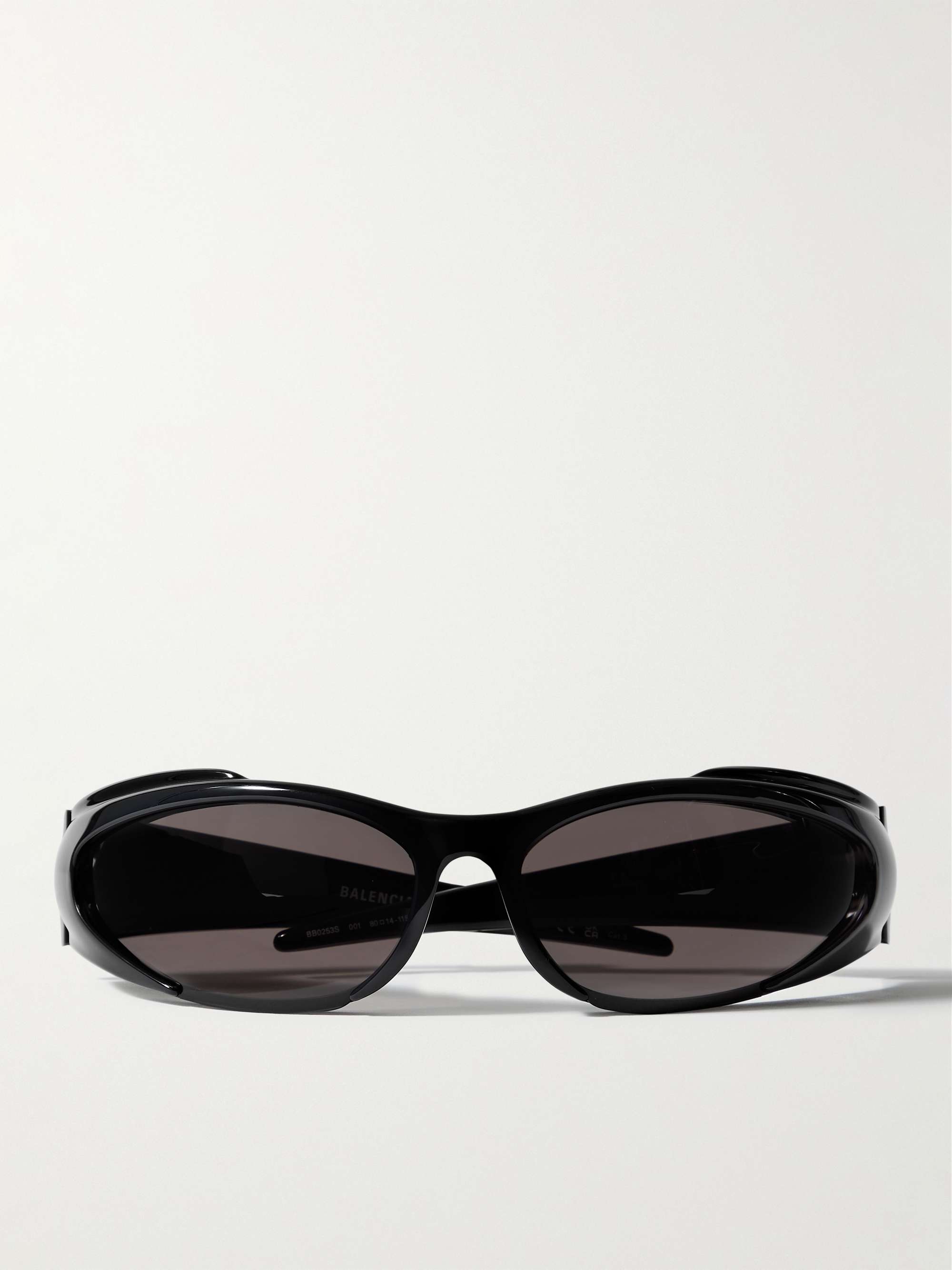 BALENCIAGA EYEWEAR Oval-Frame Acetate Sunglasses for Men | MR PORTER