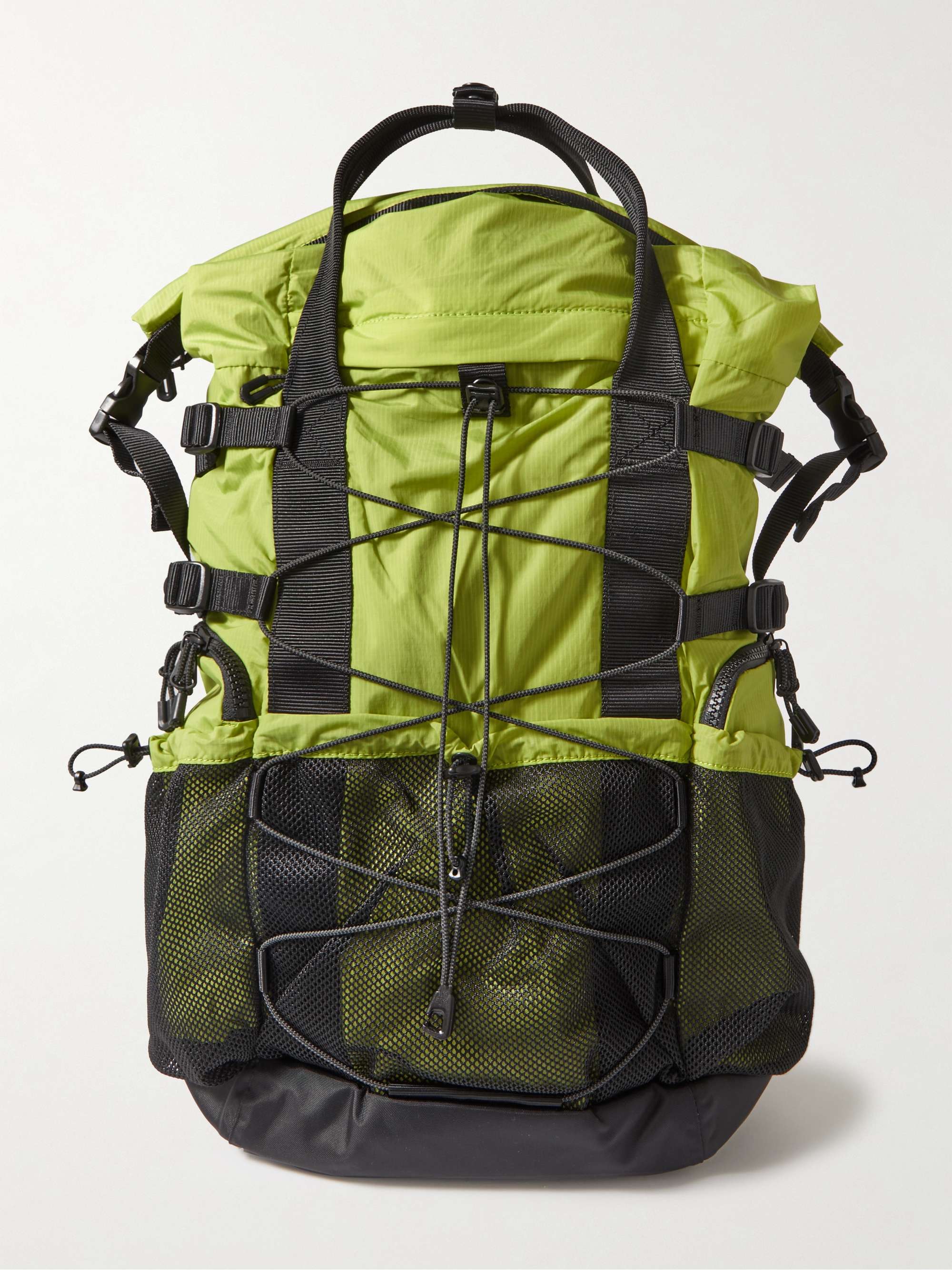 Irvin Webbing and Mesh-Trimmed Ripstop Backpack