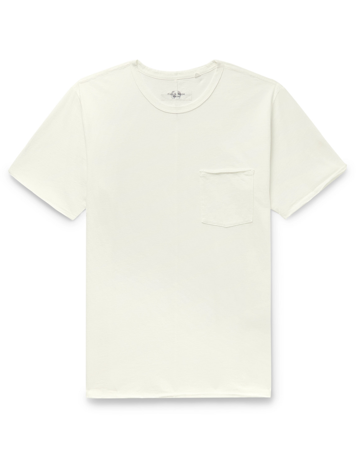 Shop Rag & Bone Miles Organic Cotton-jersey T-shirt In White