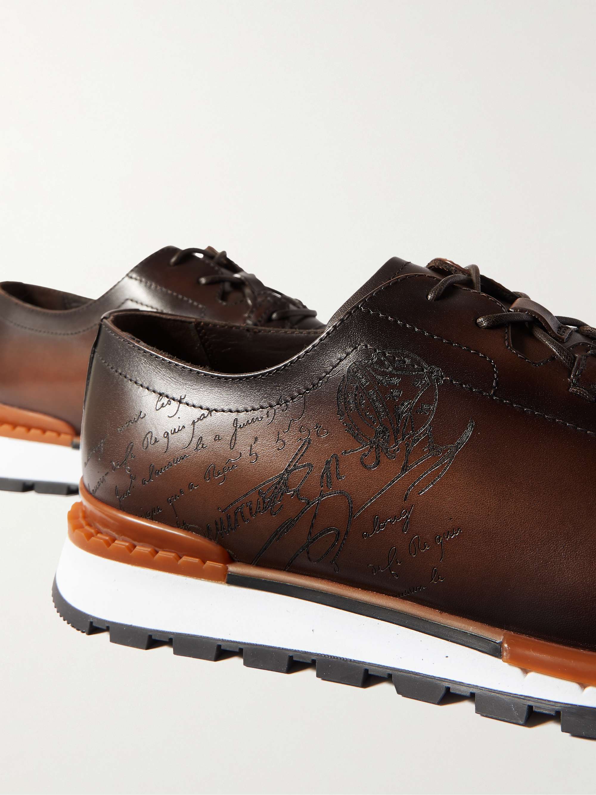 Fast Track Leather Sneaker - Size: 9 - Men - Berluti