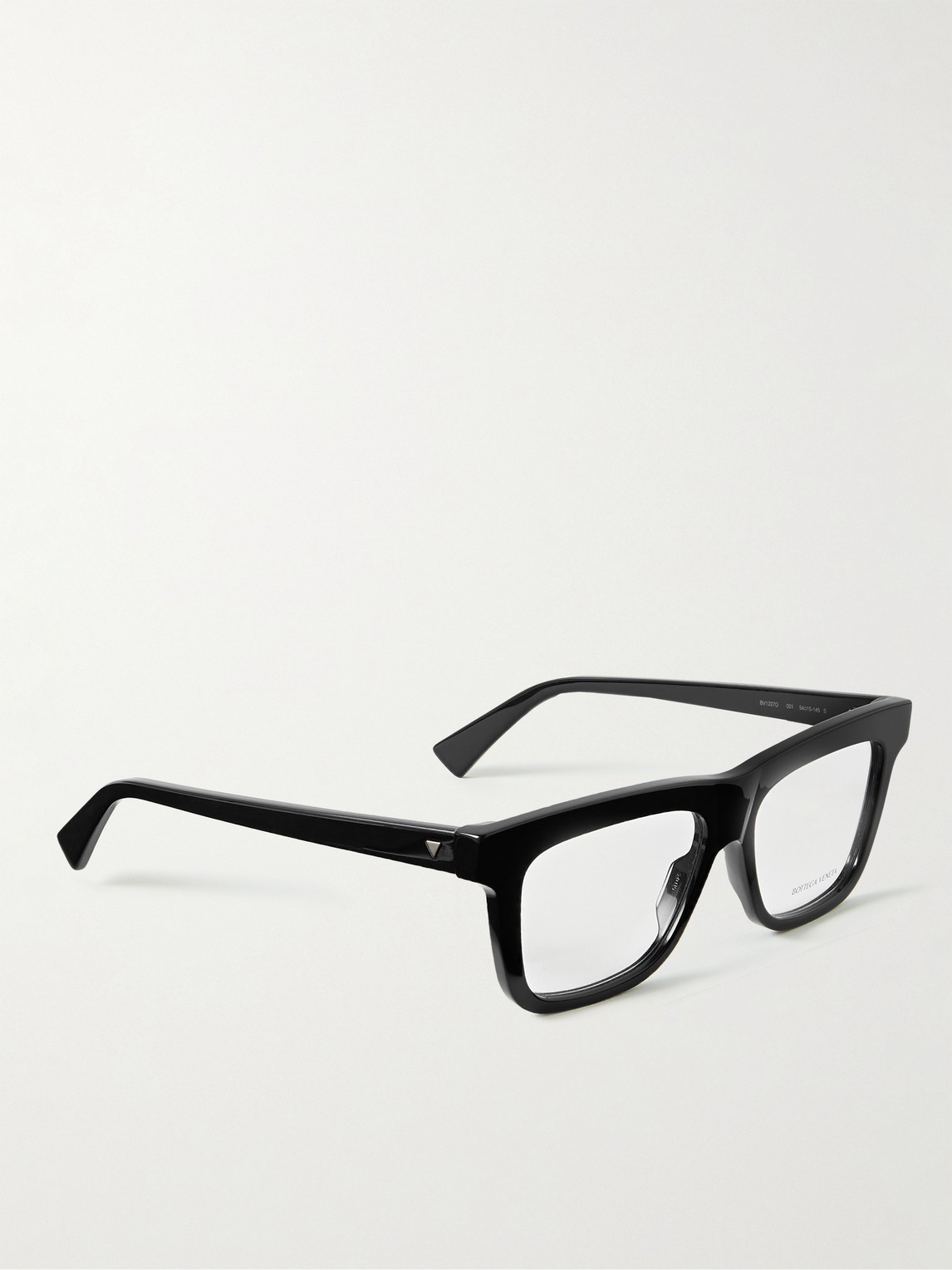 Shop Bottega Veneta D-frame Acetate Optical Glasses In Black