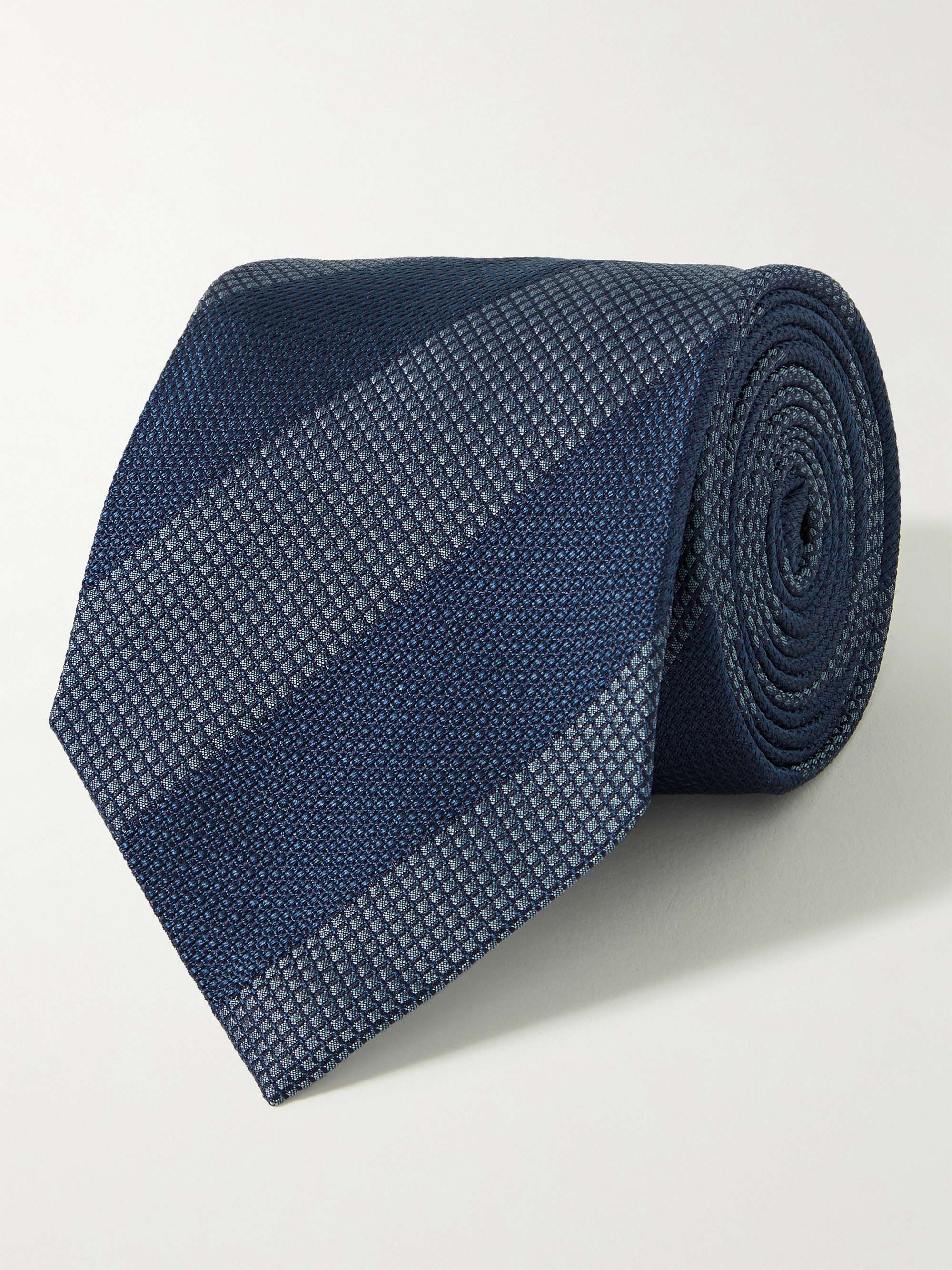 Cravatta in seta jacquard a righe, 8,5 cm TOM FORD da uomo | MR PORTER