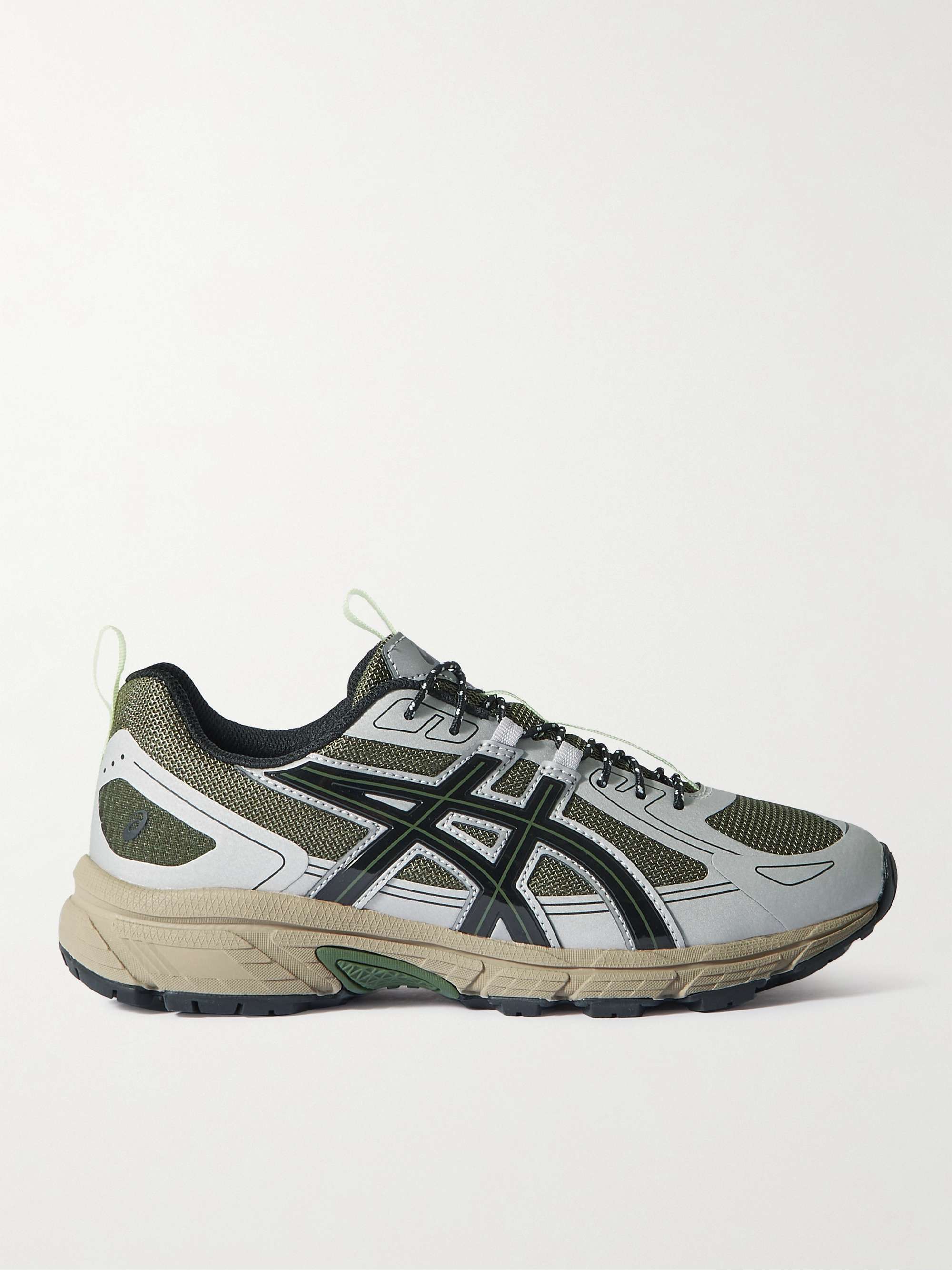 ASICS GEL-VENTURE™ 6 NS Rubber- and Faux Leather-Trimmed Mesh Sneakers for  Men | MR PORTER