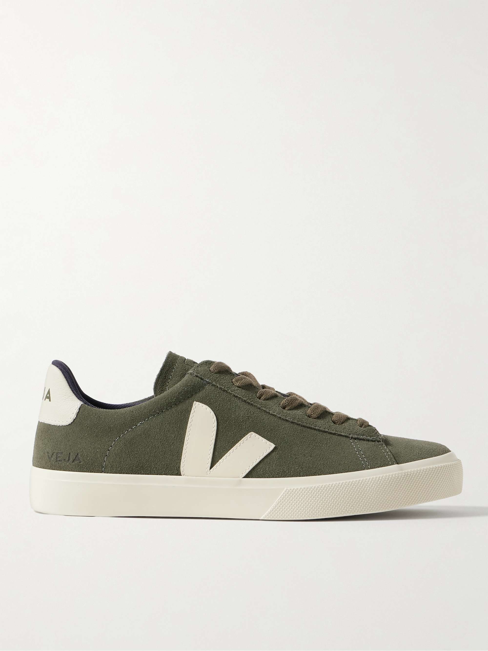 VEJA Campo Rubber and Leather-Trimmed Suede Sneakers for Men | MR PORTER