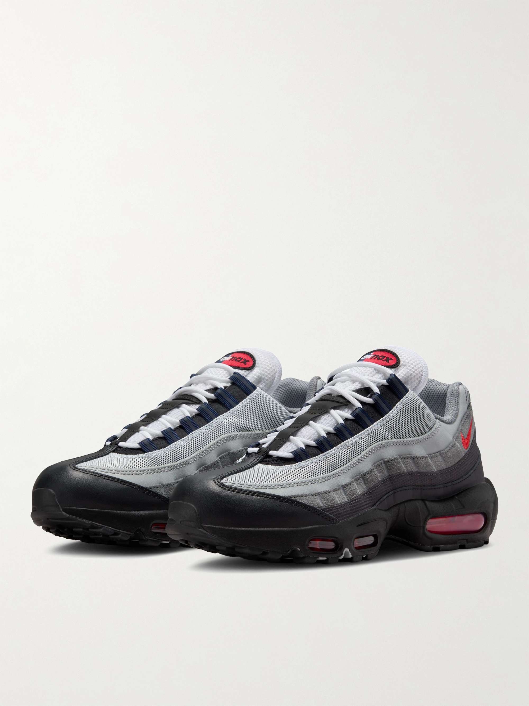 NIKE Air Max 95 Suede and Mesh Sneakers for Men | MR PORTER