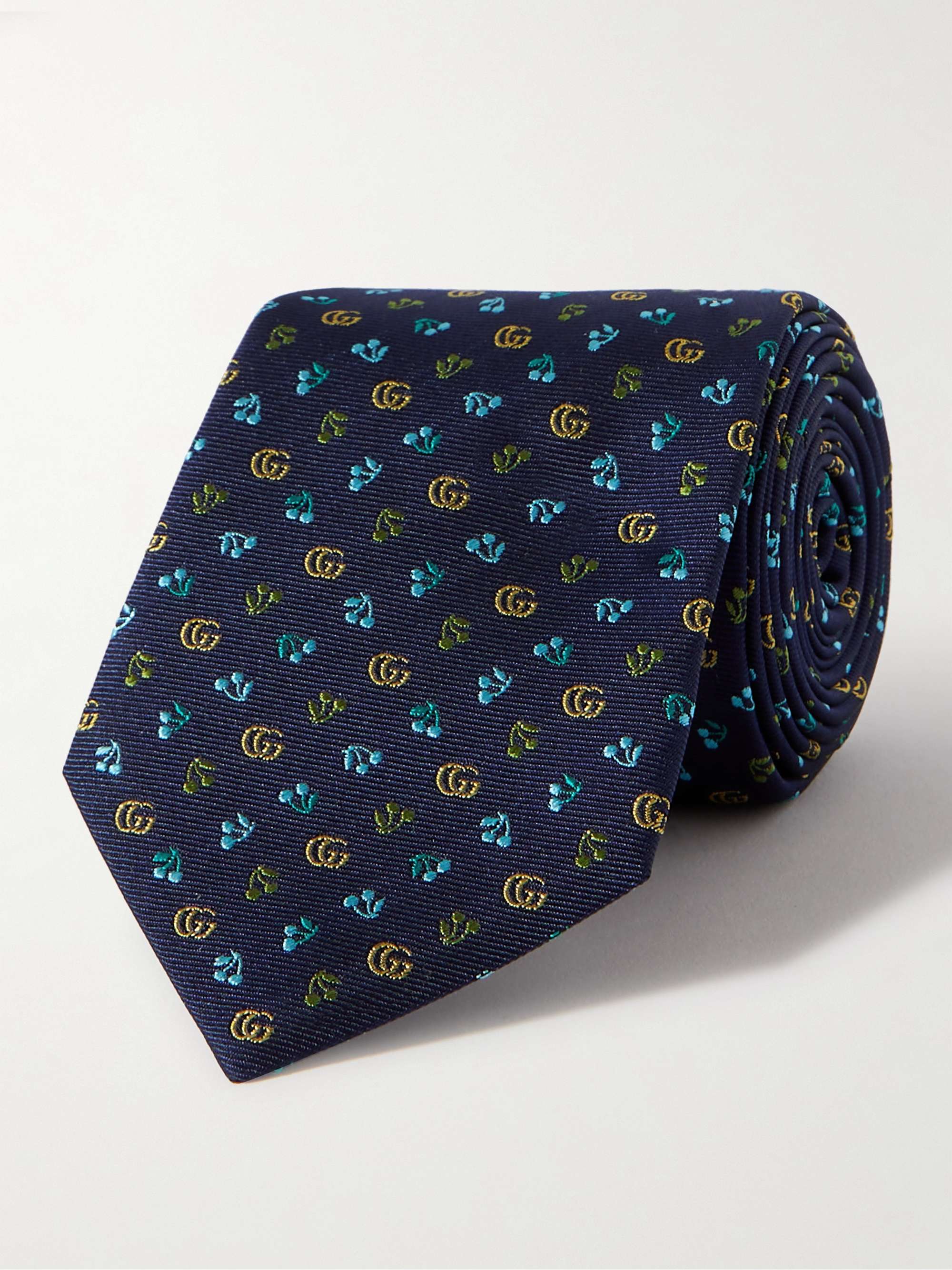 Cravatta in seta jacquard, 7 cm GUCCI da uomo | MR PORTER