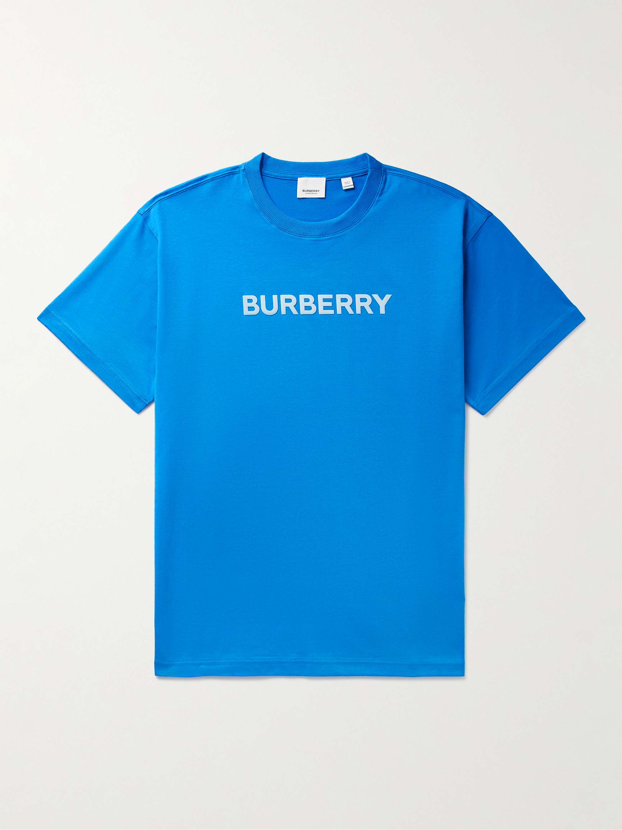 T-shirt in jersey di cotone con logo BURBERRY da uomo | MR PORTER