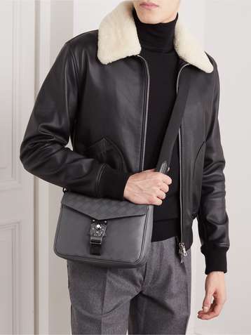 Porfeet Men's Fashion Faux Leather Clutch Bag