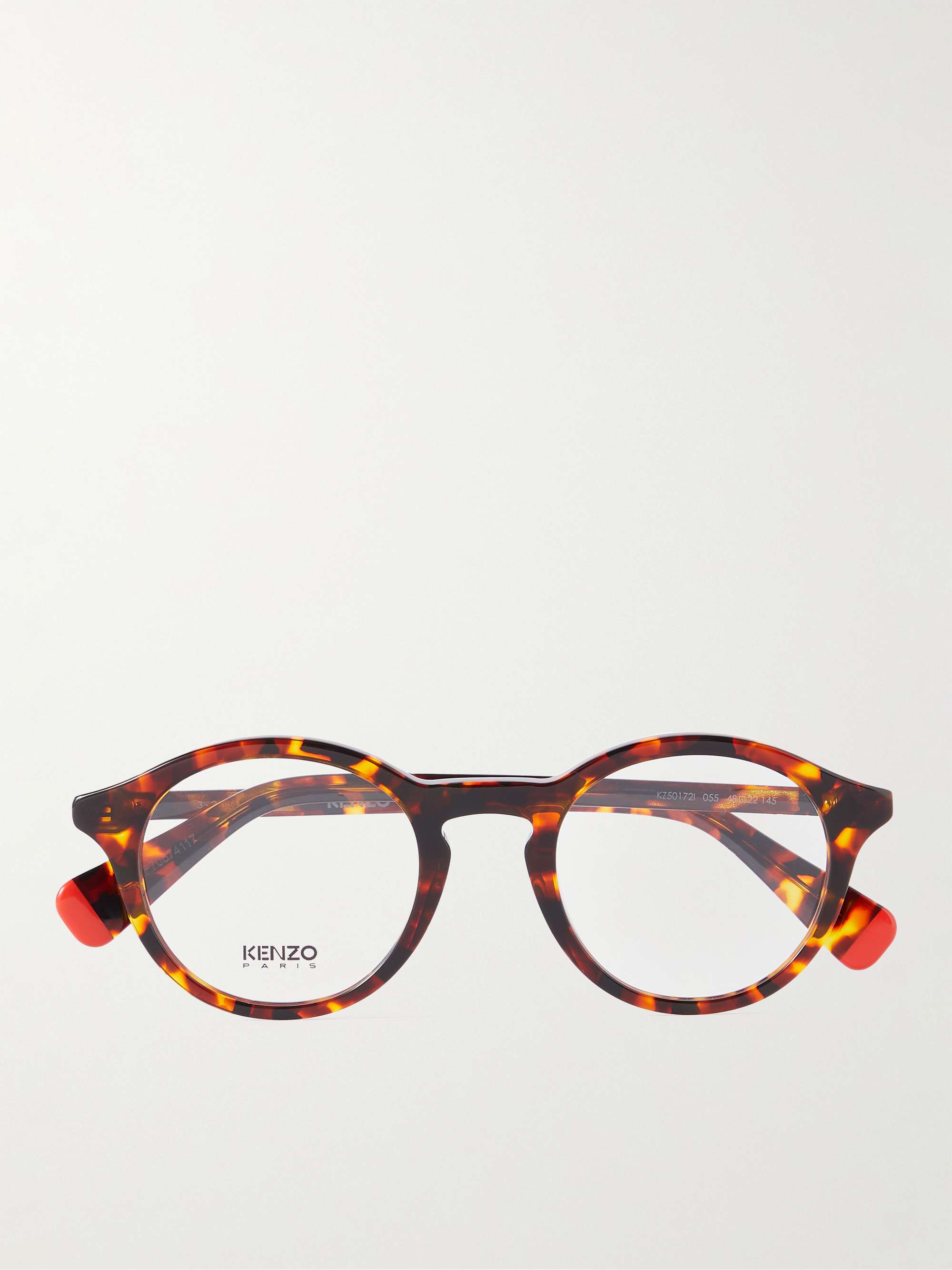 KENZO Round-Frame Tortoiseshell Acetate Optical Glasses | MR PORTER