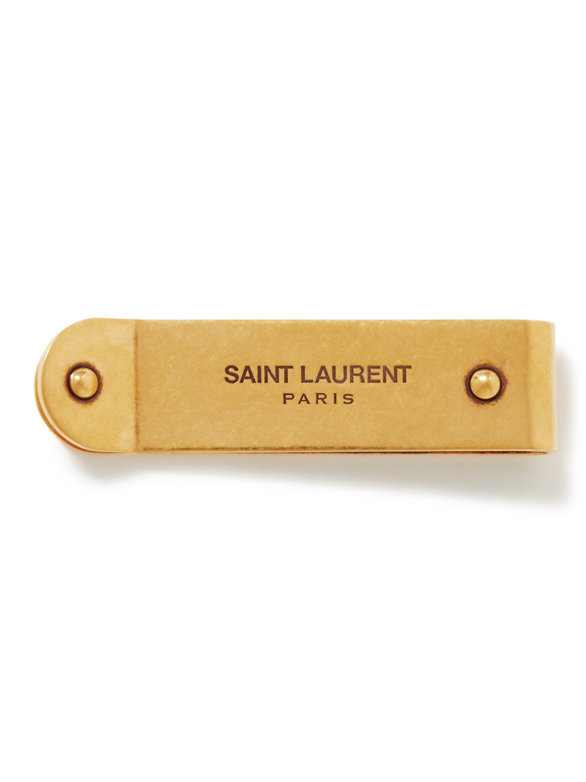 Saint Laurent - Men - Gold-Tone Money Clip Gold