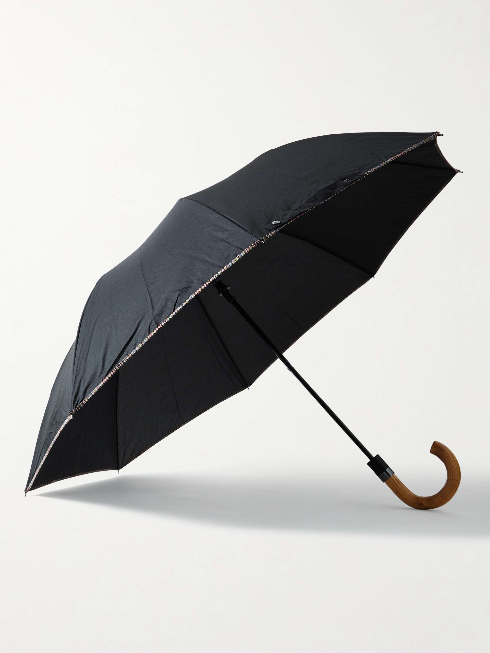 PAUL SMITH Contrast-Tipped Wood-Handle Umbrella | MR PORTER