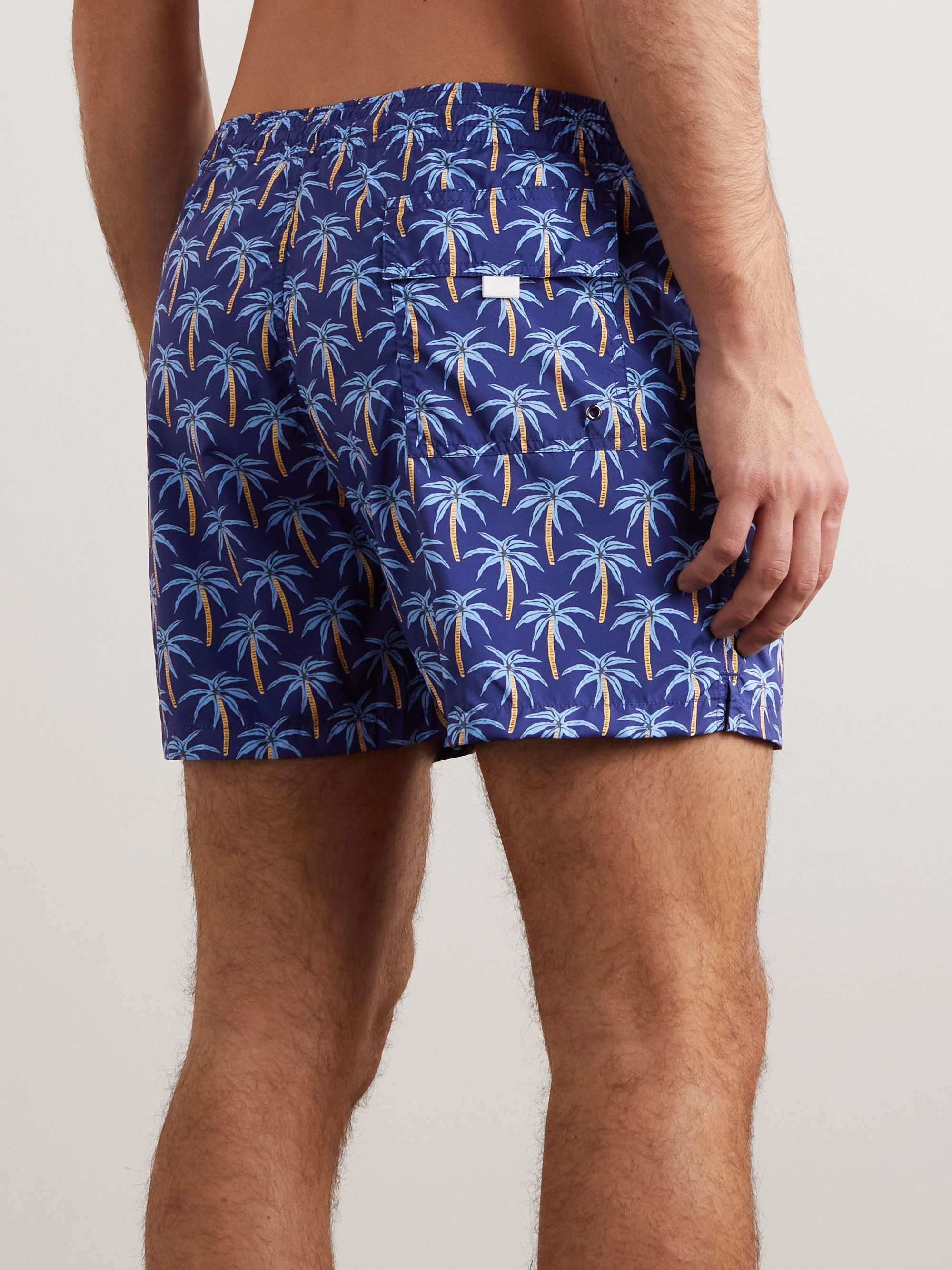 CANALI Short-Length Printed Swim Shorts | MR PORTER