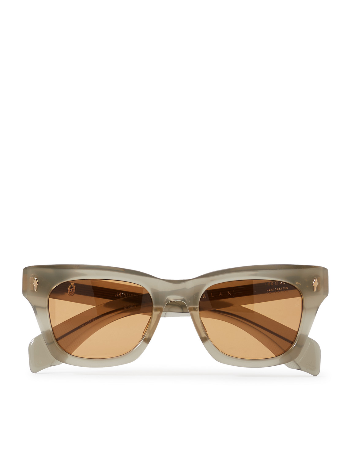 Jacques Marie Mage Dealen Square-frame Acetate Sunglasses In Grey