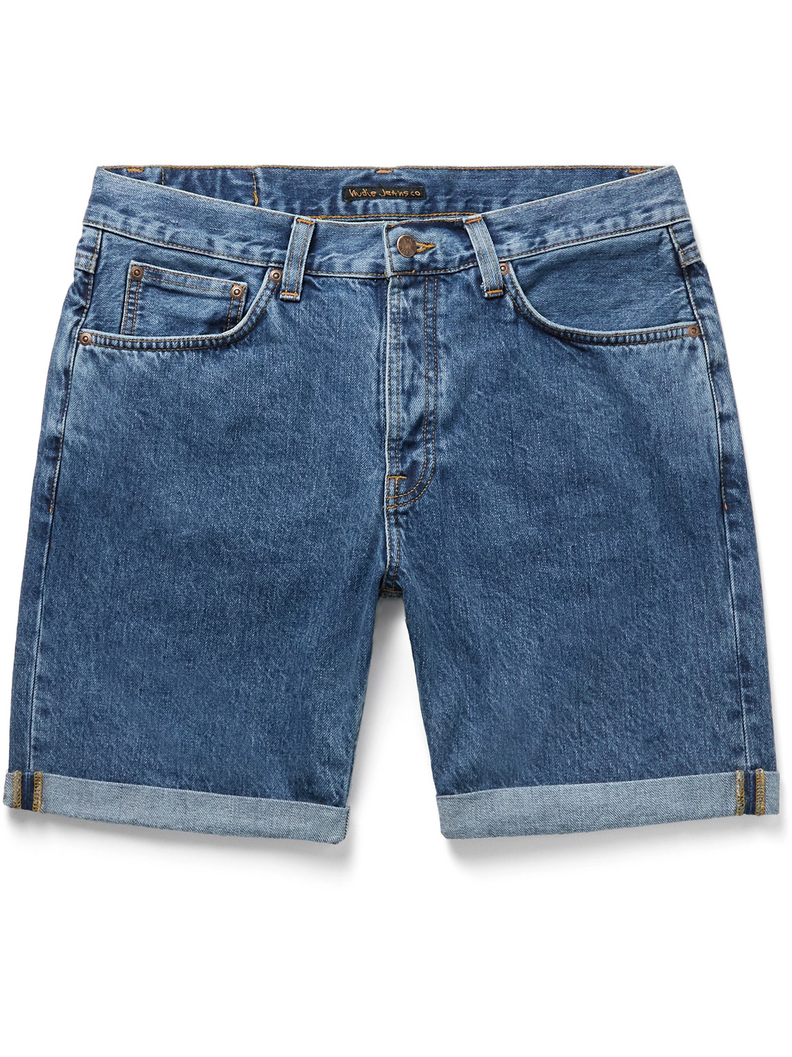 Nudie Jeans - Josh Straight-Leg Denim Shorts - Men - Blue - UK/US 29 for Men