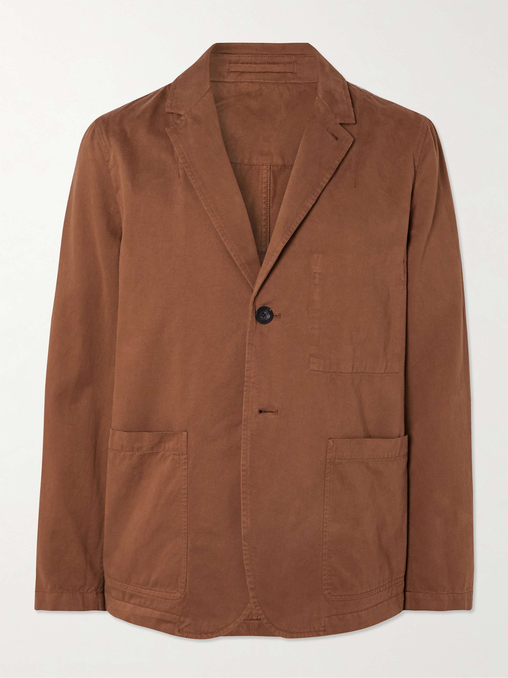 MR P. Garment-Dyed Cotton-Twill Blazer for Men | MR PORTER