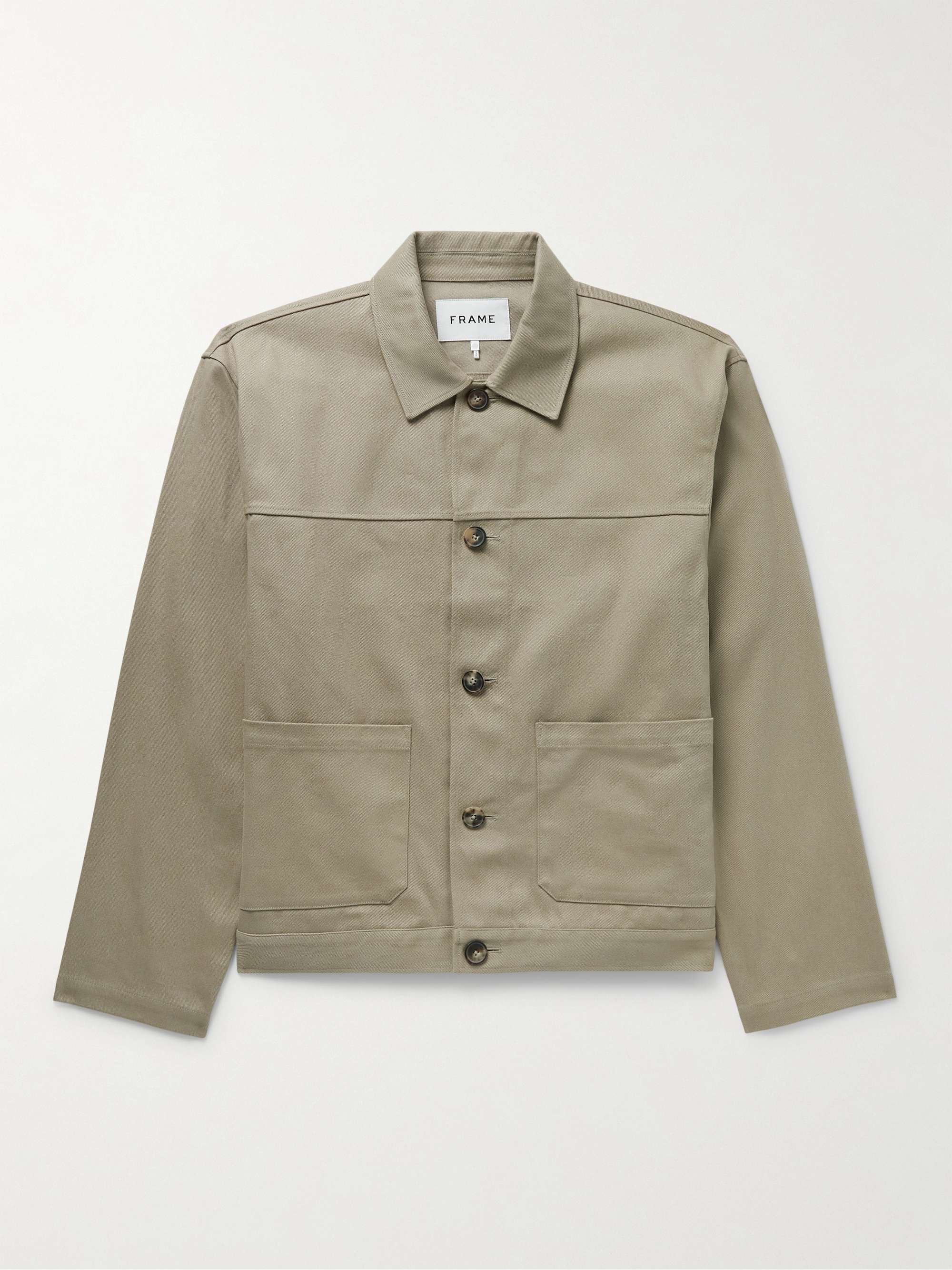 FRAME Cotton-Twill Trucker Jacket for Men | MR PORTER