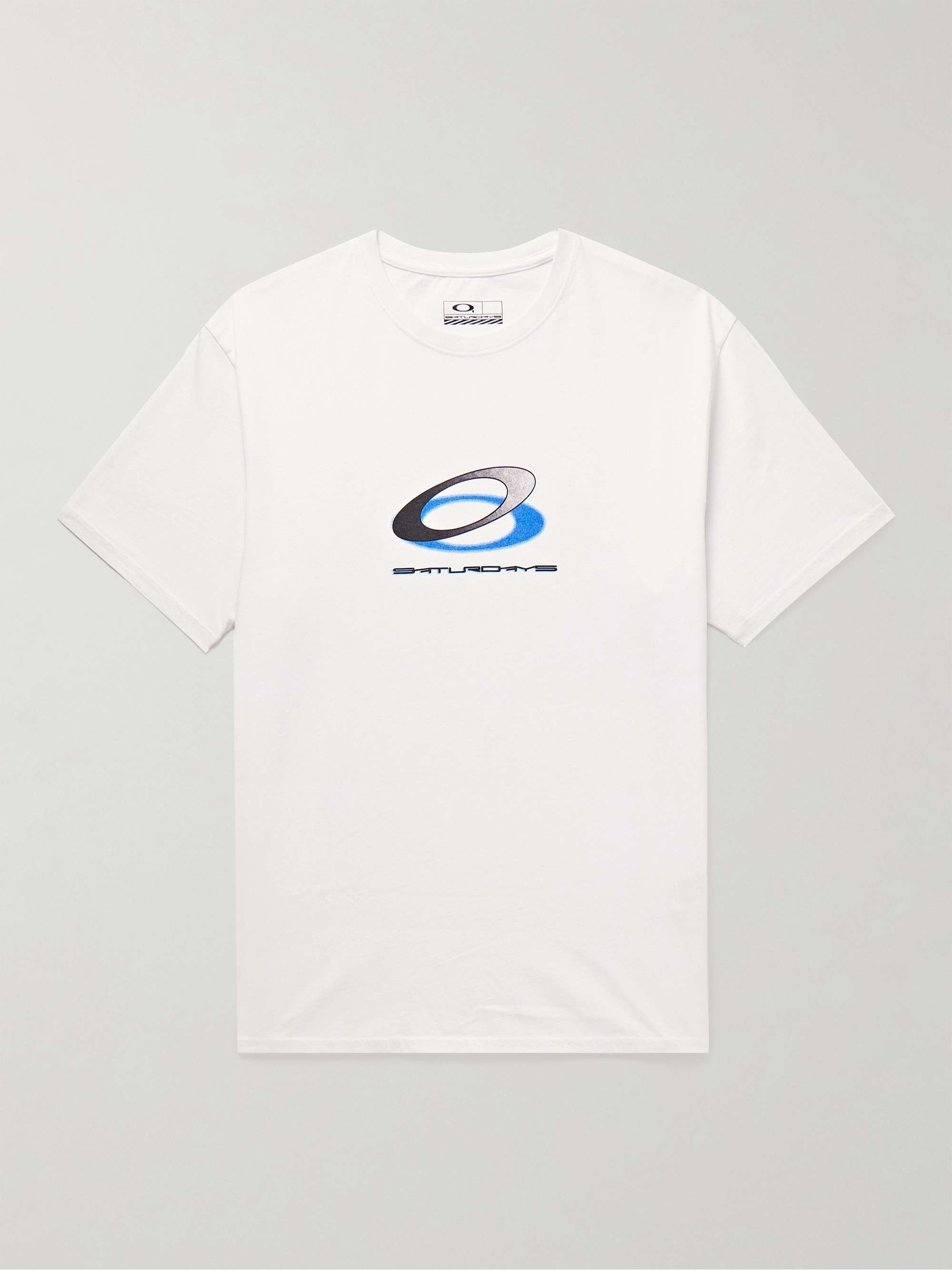 SATURDAYS NYC + Oakley Logo-Print Cotton-Jersey T-Shirt for Men | MR PORTER