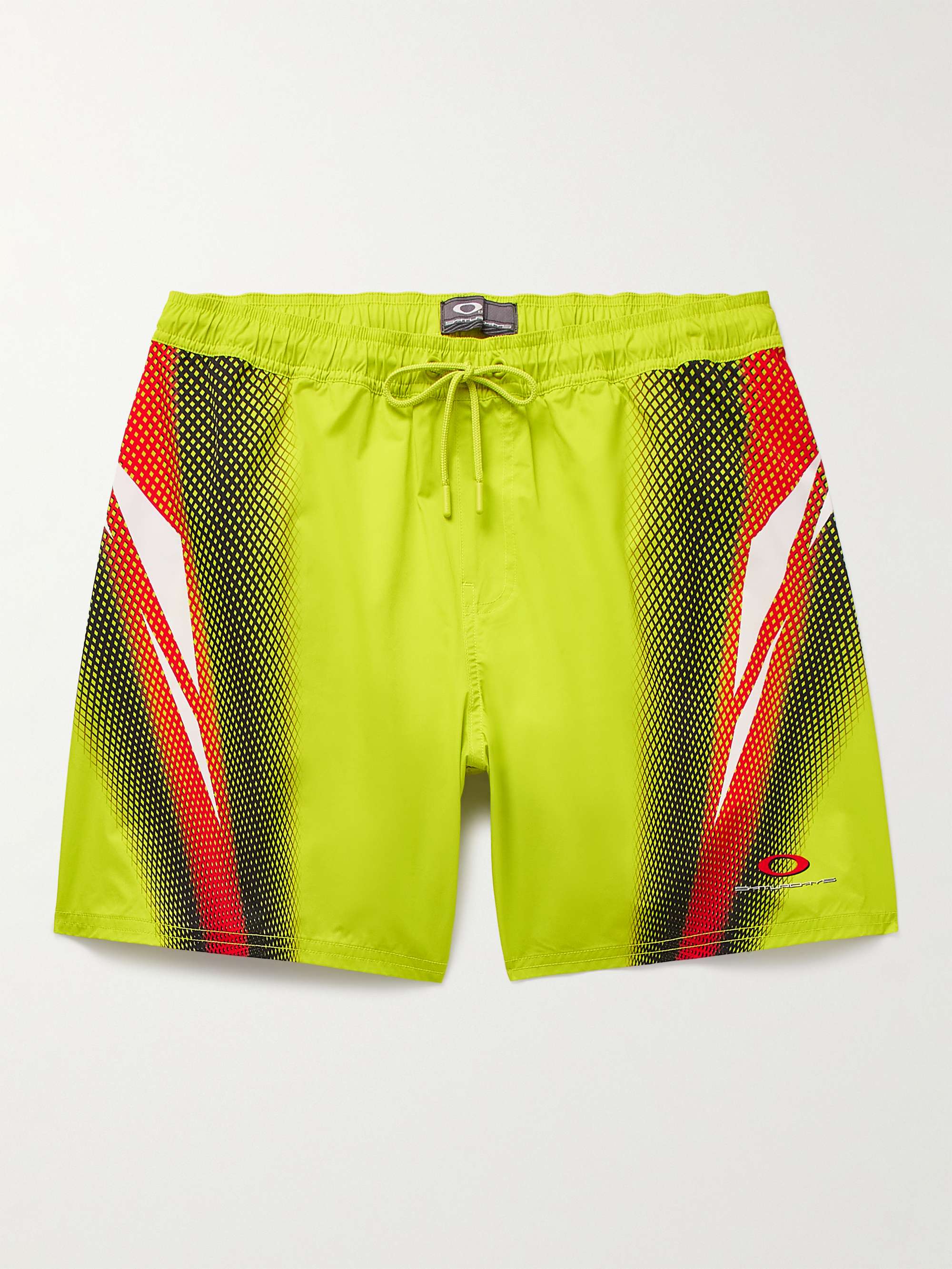 SATURDAYS NYC + Oakley Timothy Straight-Leg Mid-Length Printed Swim Shorts  for Men | MR PORTER