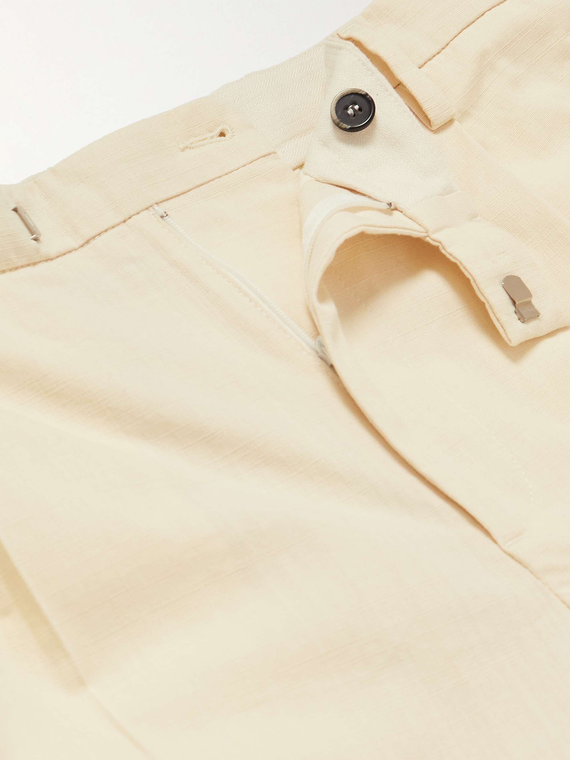 BARENA Masco Forte Straight-Leg Pleated Cotton Trousers for Men | MR PORTER