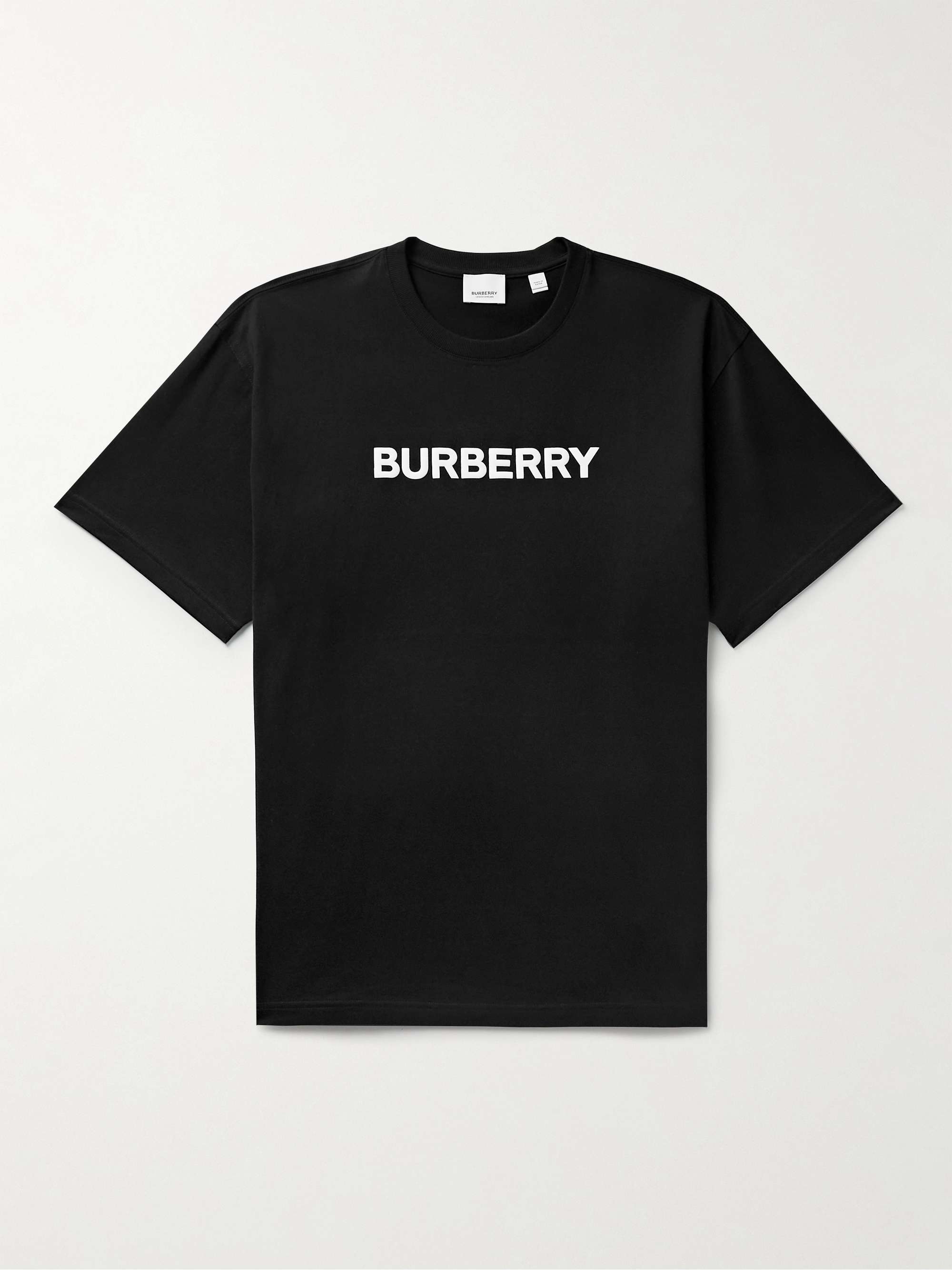 BURBERRY Logo-Print Cotton-Blend Jersey T-Shirt for Men | MR PORTER