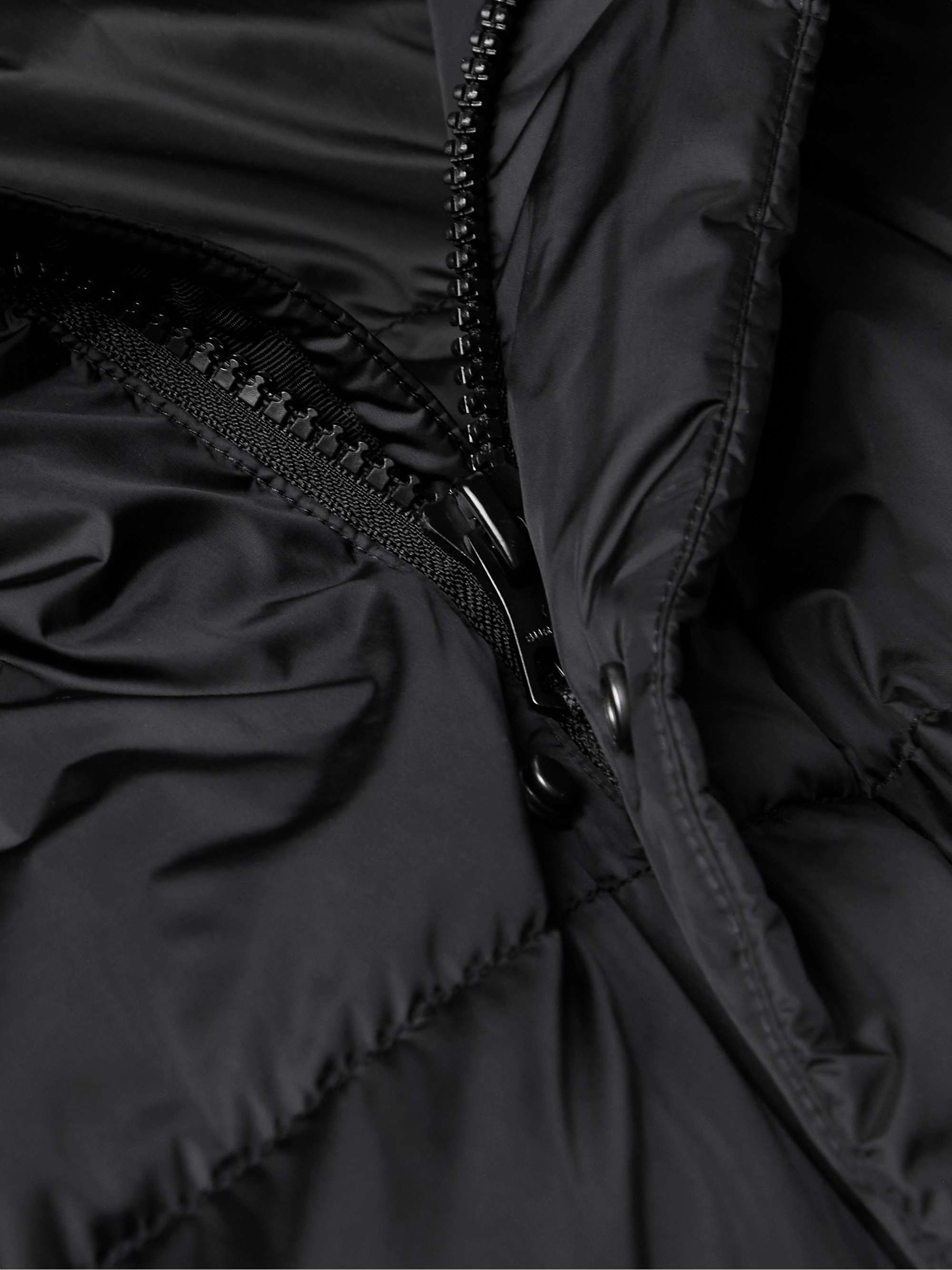BURBERRY Convertible Quilted Shell Hooded Down Jacket for Men | MR PORTER