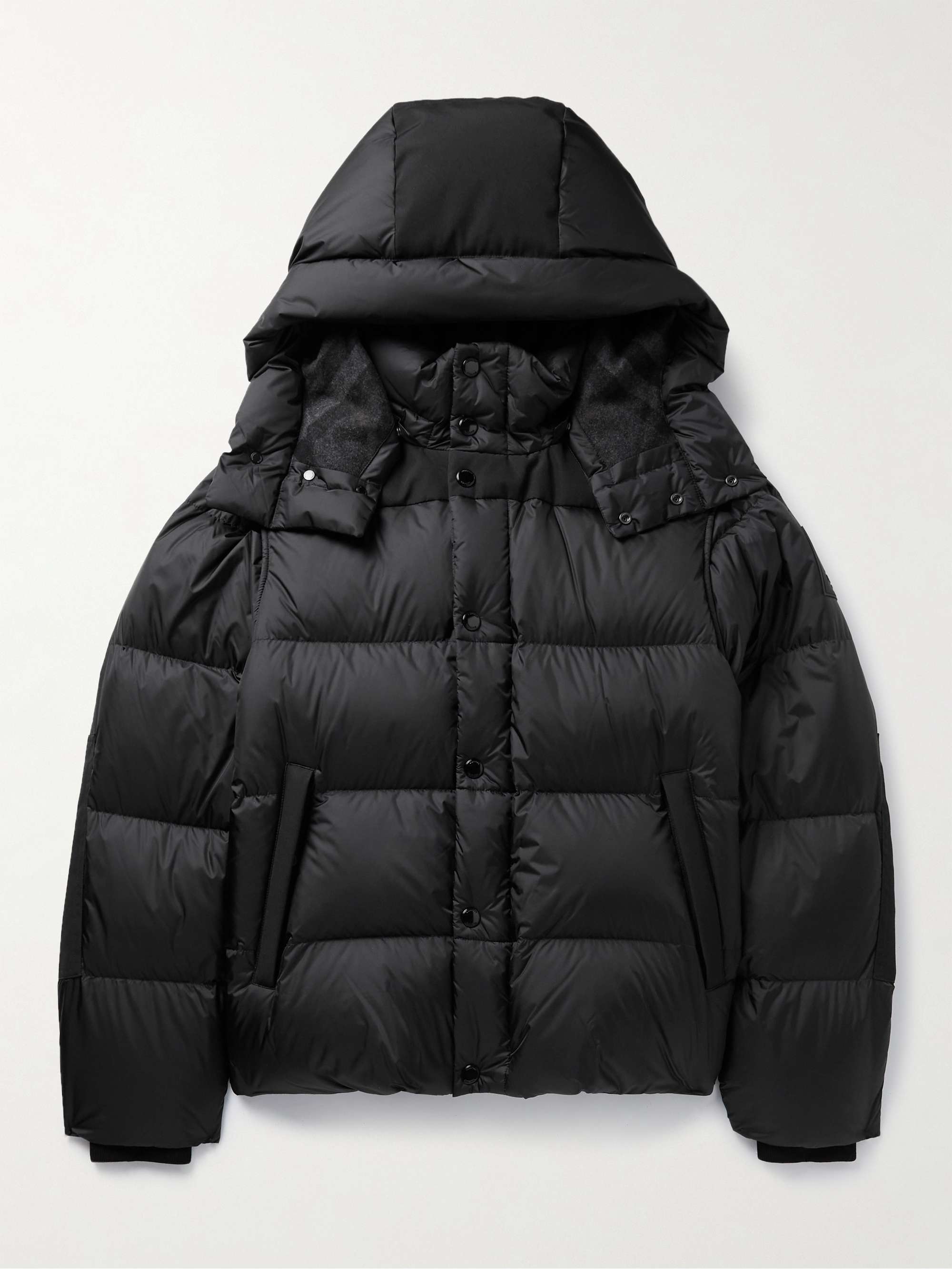 Convertible Quilted Shell Hooded Down Jacket