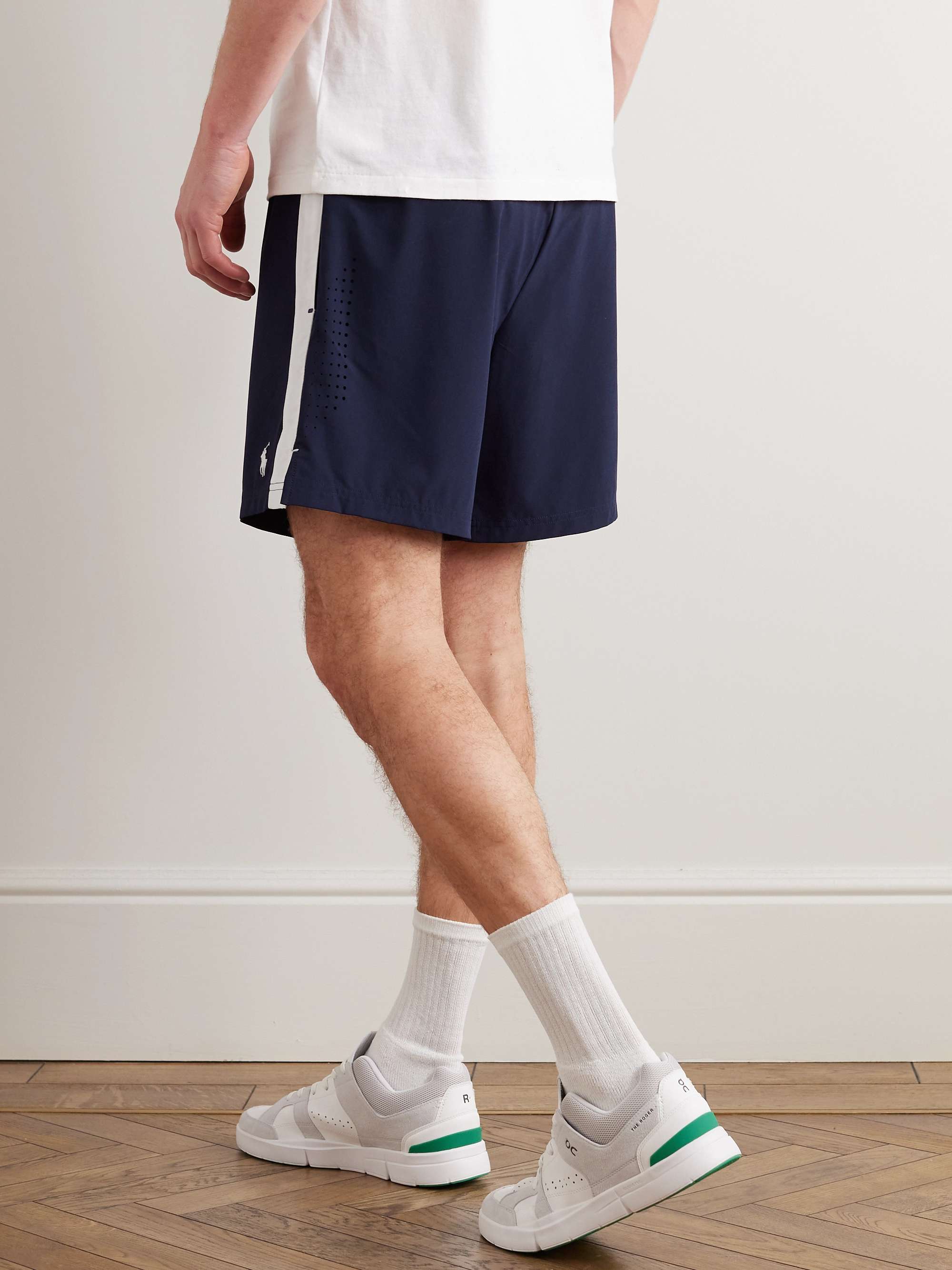 POLO RALPH LAUREN Wimbledon Logo-Embroidered Recycled-Shell Drawstring  Shorts for Men | MR PORTER