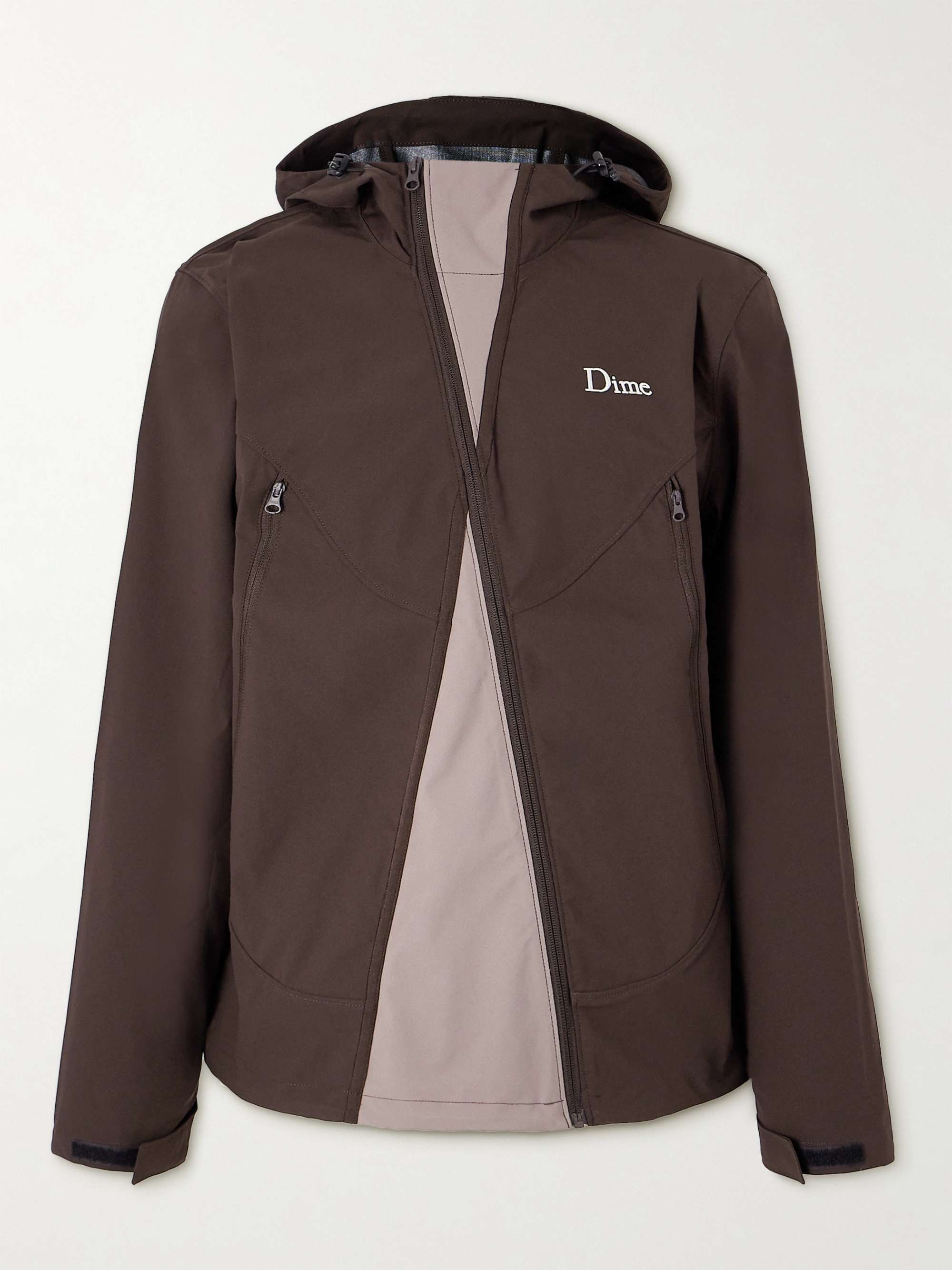 DIME Extreme Windbreaker Logo-Embroidered Two-Tone Shell Hooded Jacket for  Men | MR PORTER