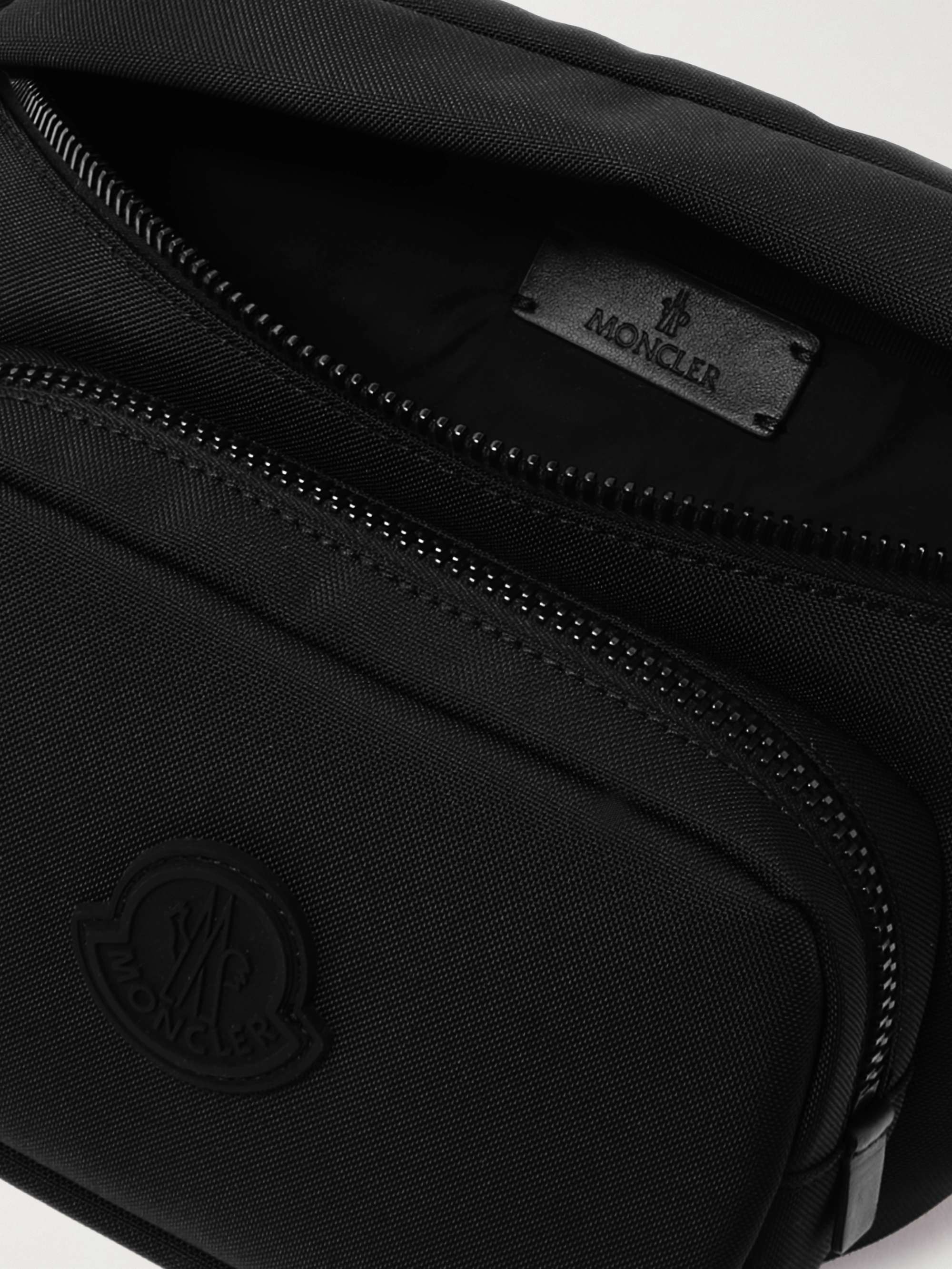 MONCLER Logo-Appliquéd CORDURA® Belt Bag for Men | MR PORTER