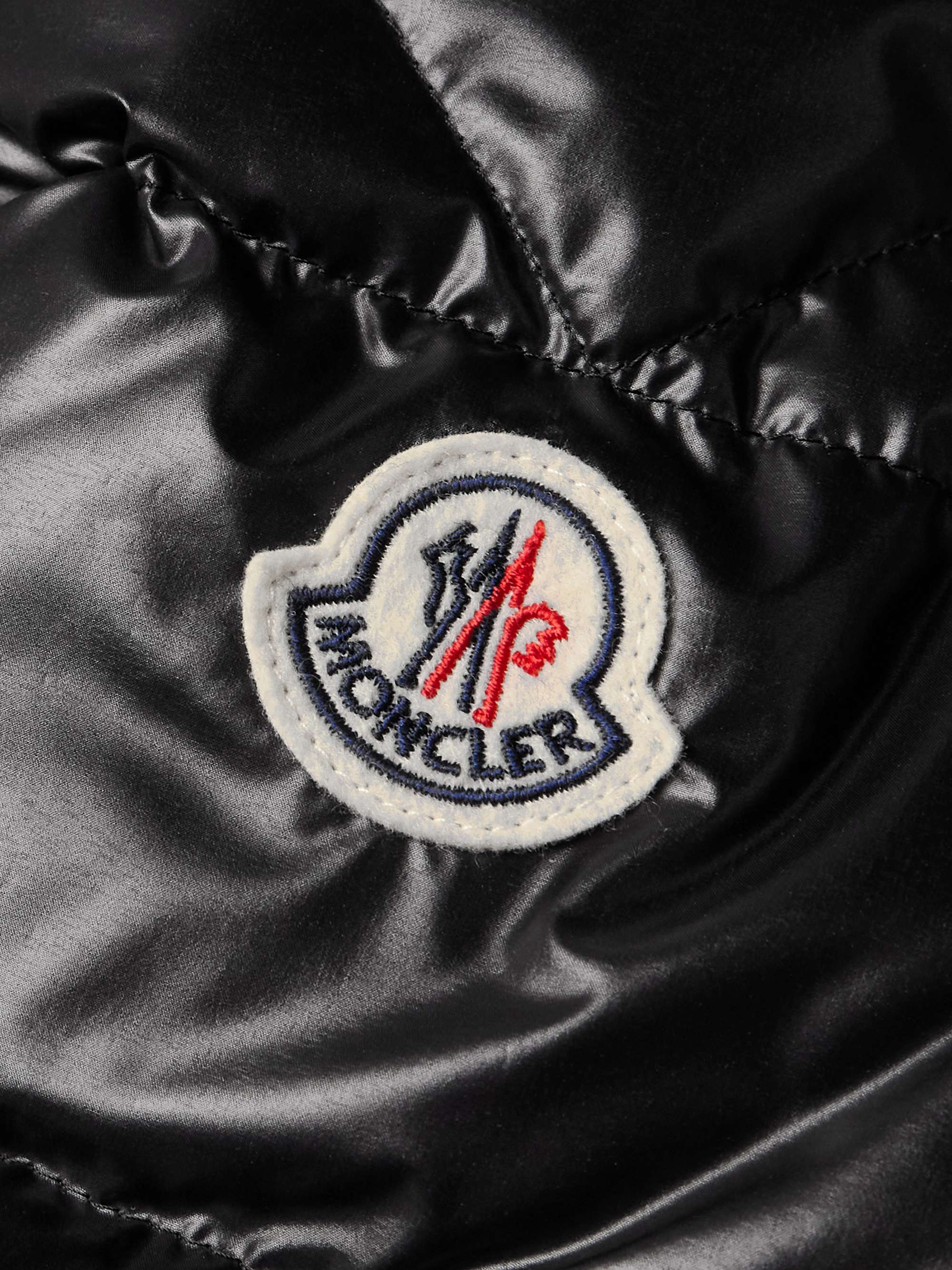 MONCLER Authie Logo-Appliquéd Quilted Shell Down Jacket for Men | MR PORTER