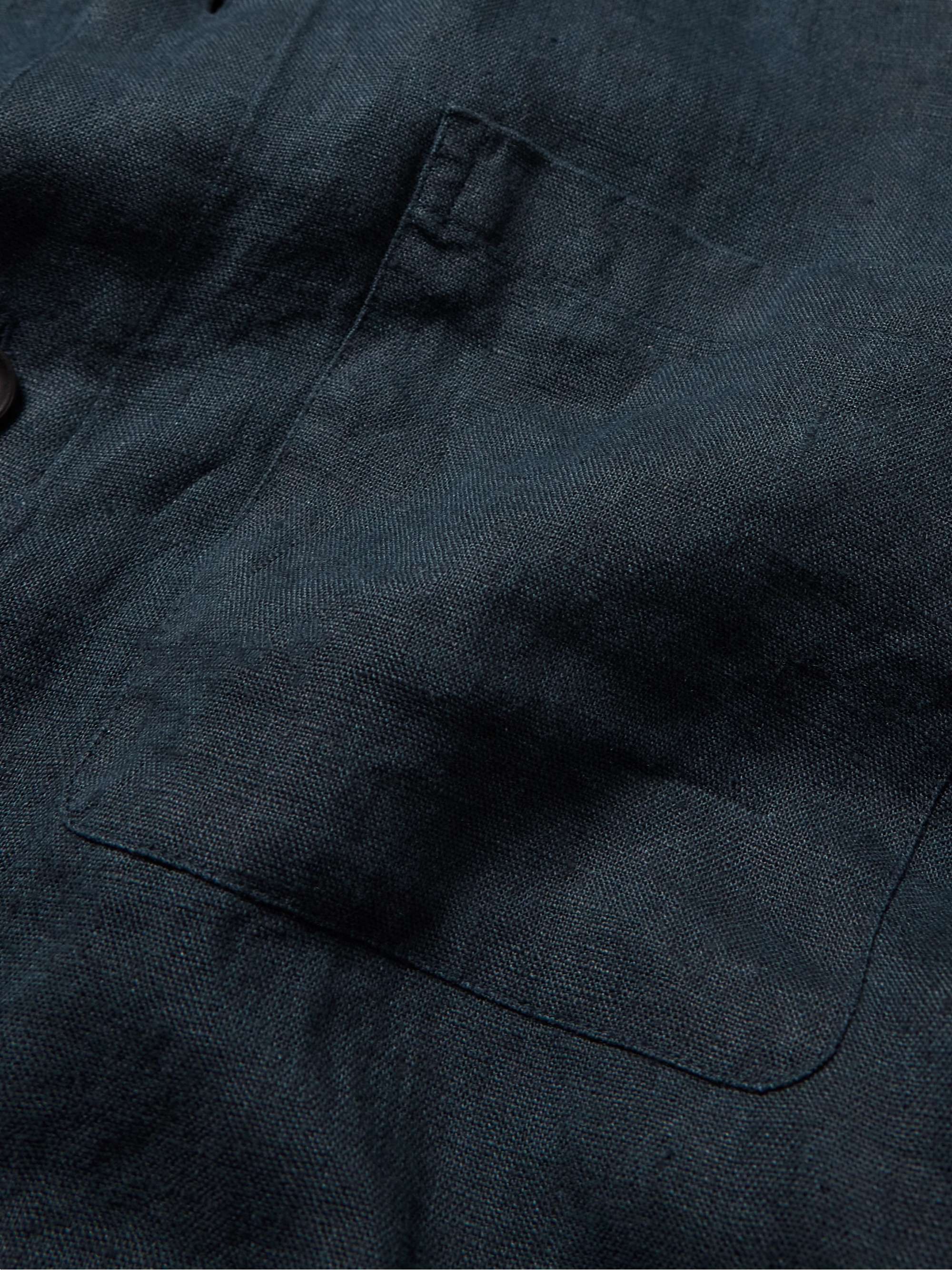OLIVER SPENCER Milford Linen Blouson Jacket for Men | MR PORTER