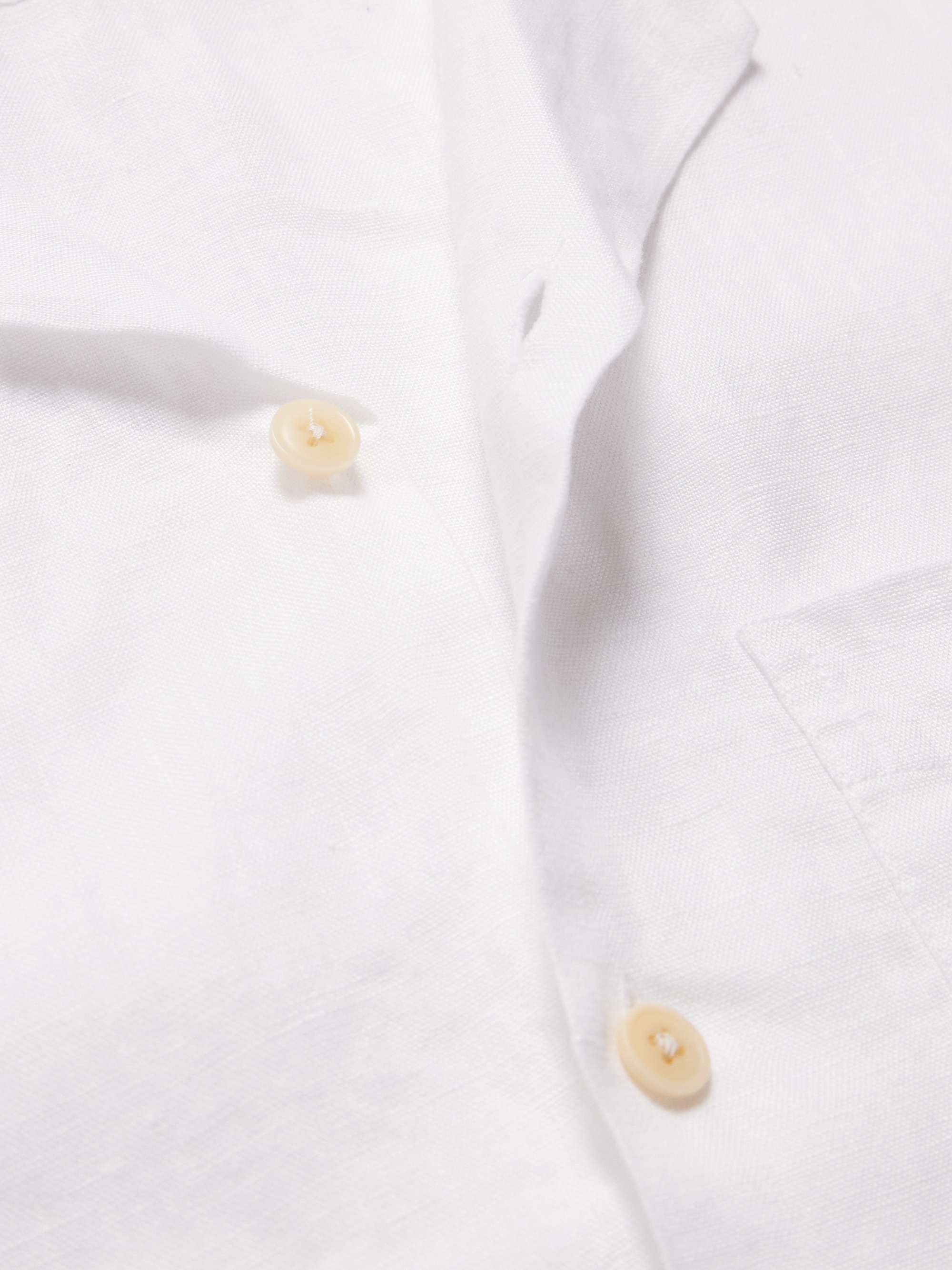 OLIVER SPENCER Havana Camp-Collar Linen Shirt for Men | MR PORTER