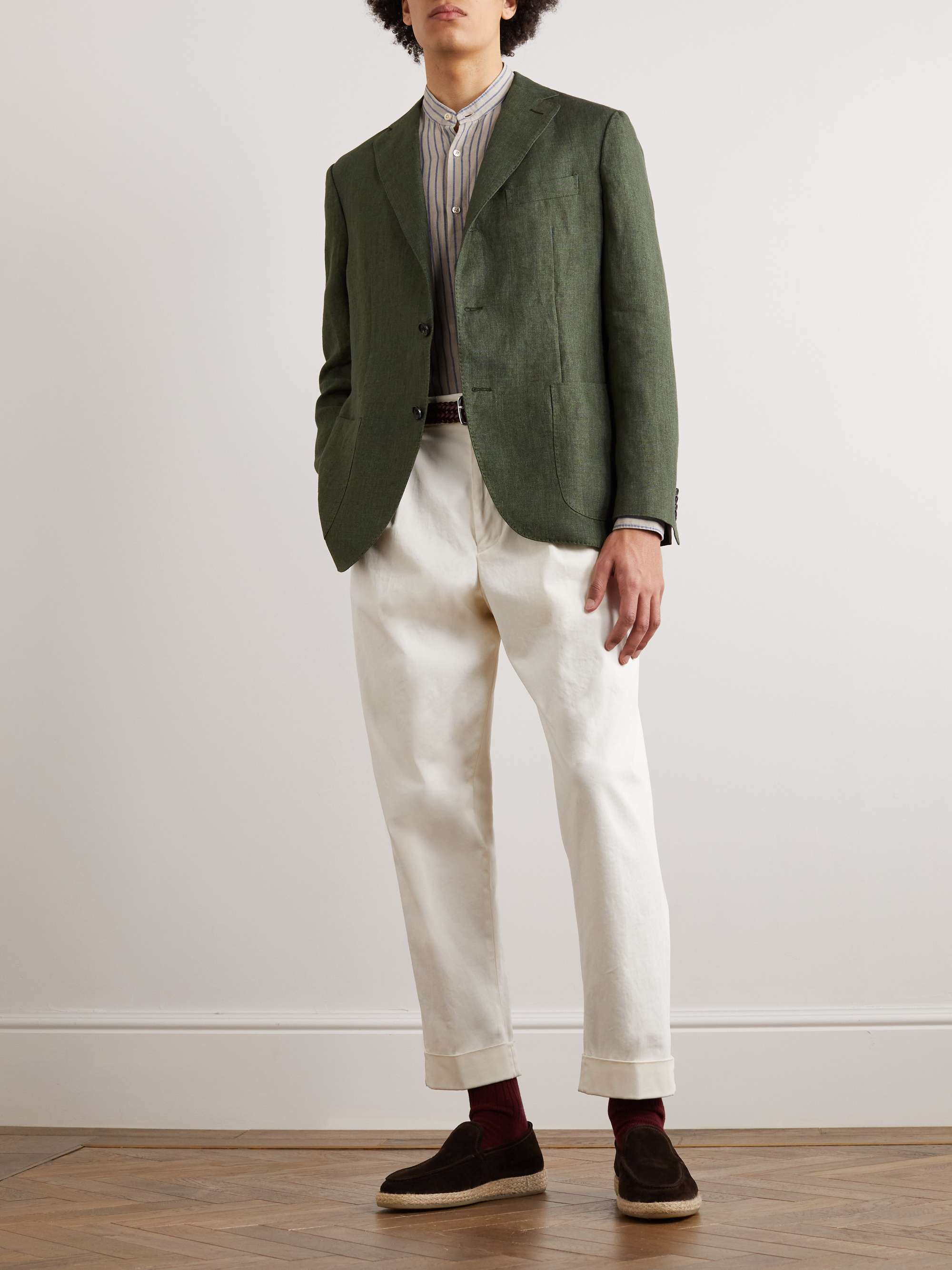 INCOTEX Slim-Fit Linen Blazer for Men | MR PORTER