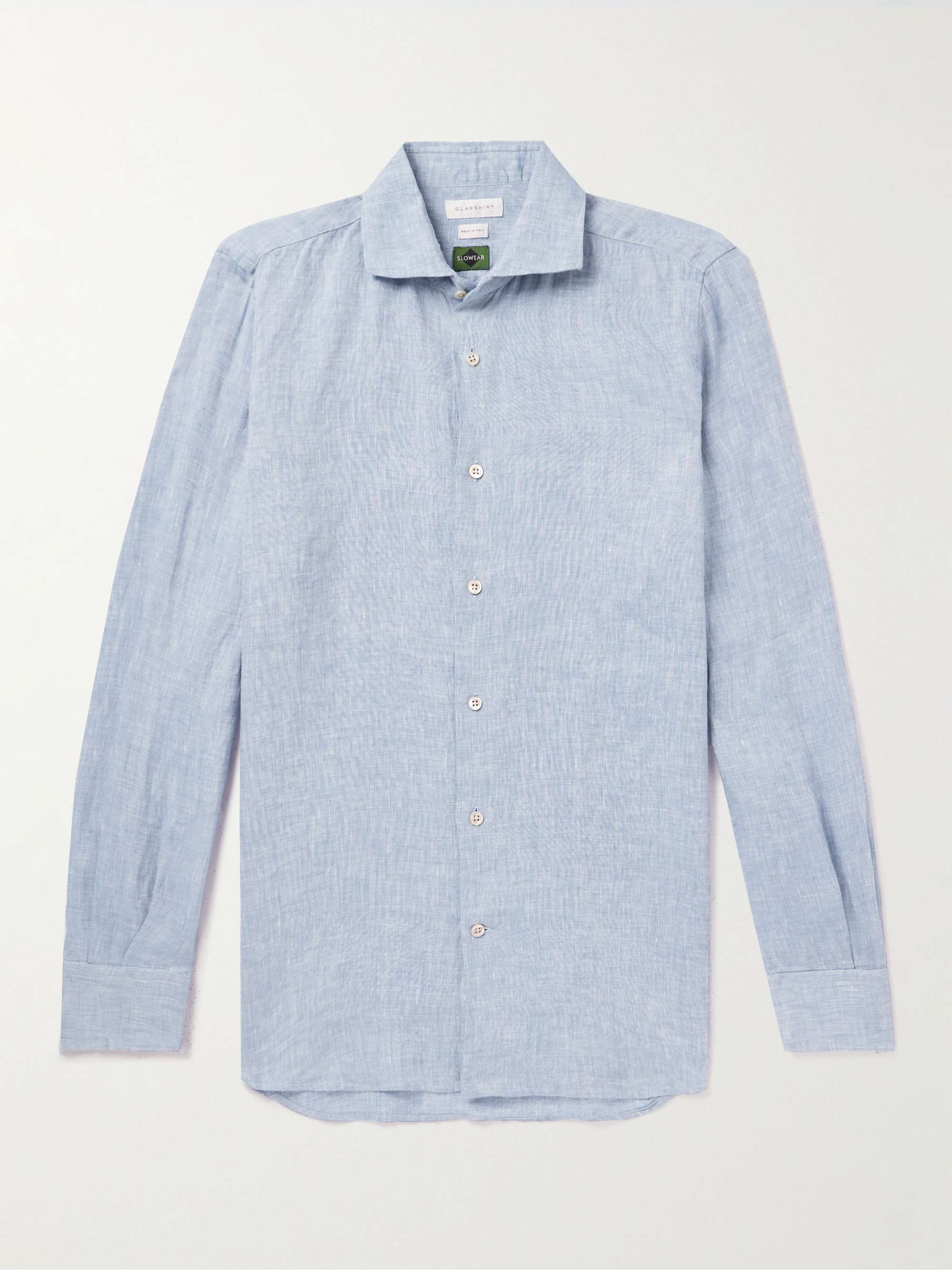 INCOTEX Slim-Fit Linen Shirt for Men | MR PORTER