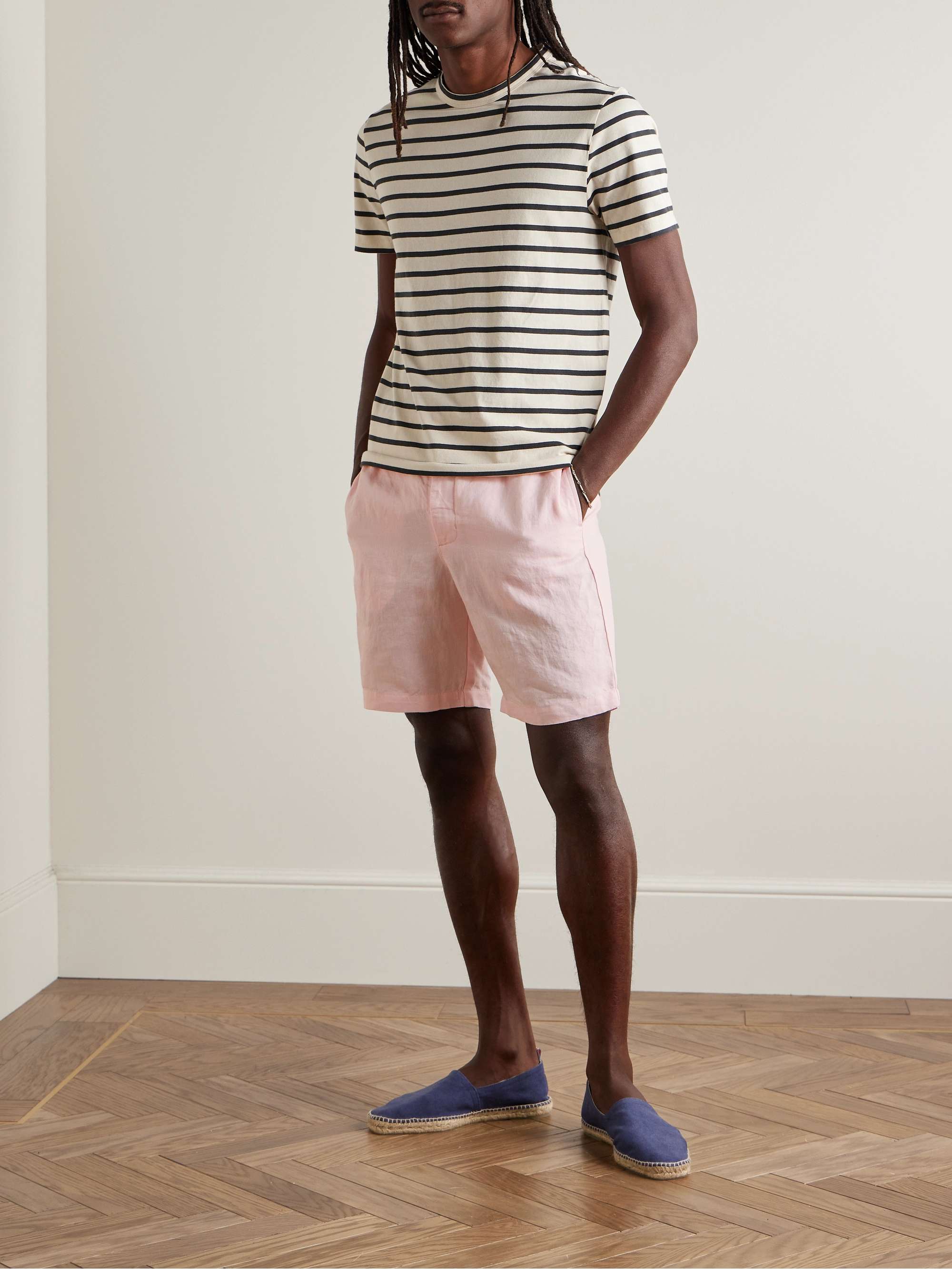 ORLEBAR BROWN Cornell Slim-Fit Linen Shorts for Men | MR PORTER