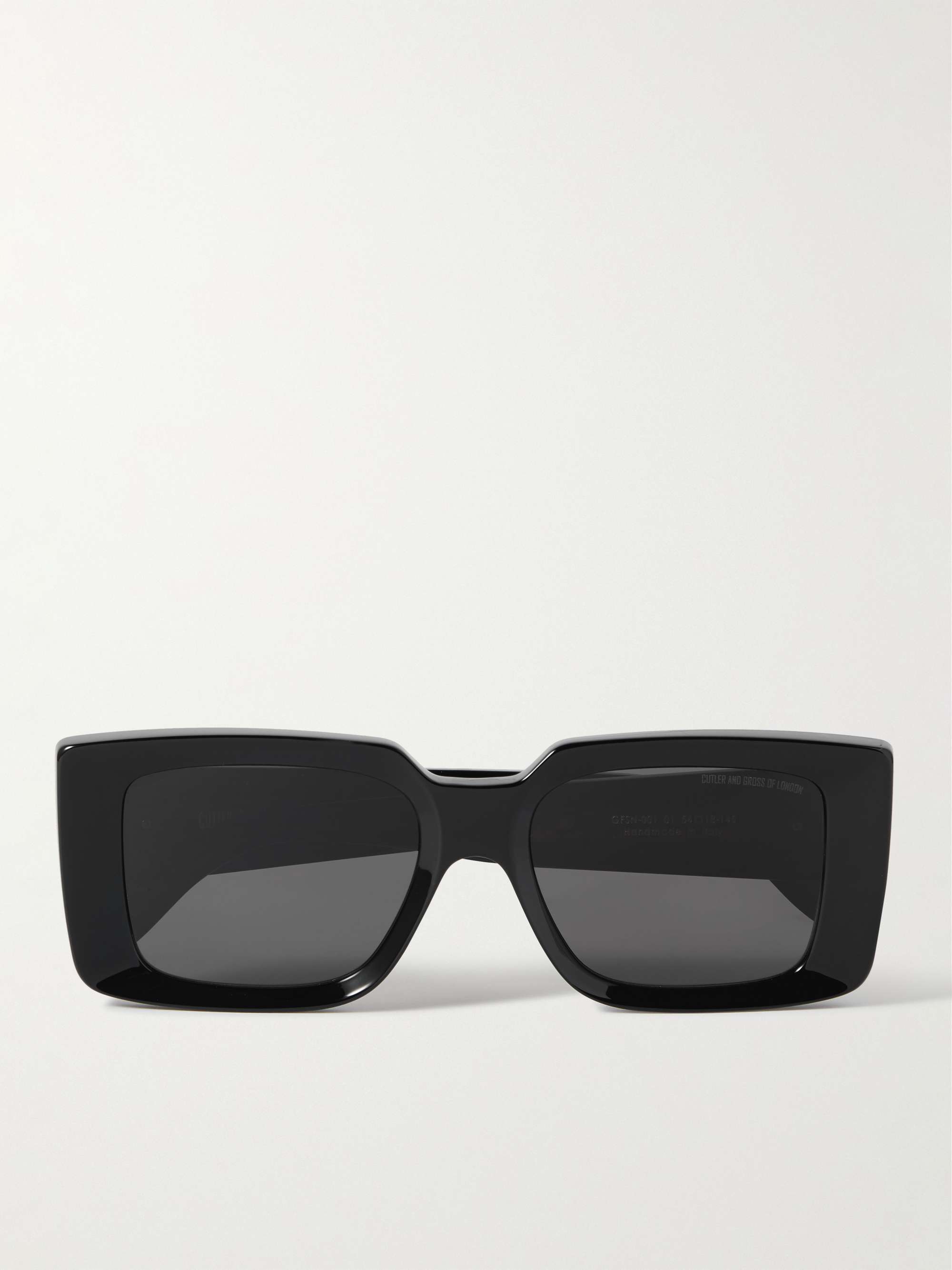 أسود نظارات شمسية Cady بإطار مستطيل مزين بفتحات من الأسيتات | OFF-WHITE |  MR PORTER