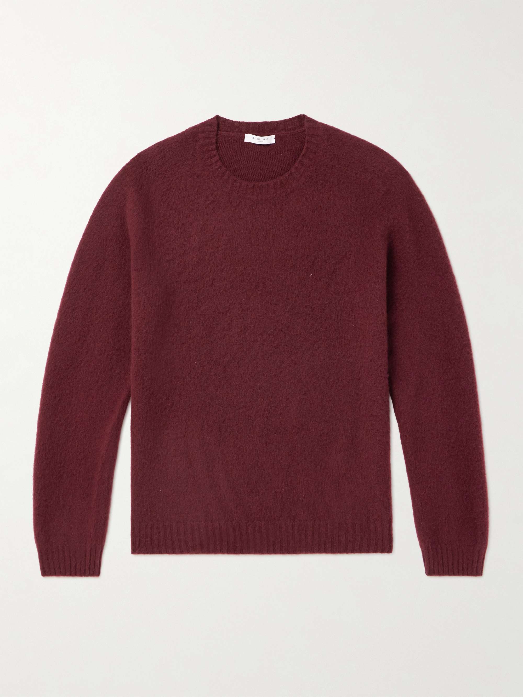 BOGLIOLI Slim-Fit Brushed Wool and Cashmere-Blend Sweater for Men | MR ...