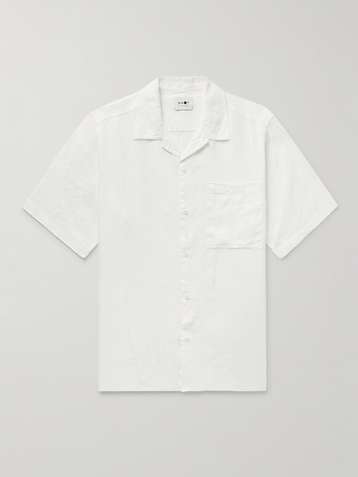 Short-Sleeved Tonal Letters Shirt - Luxury Shirts - Ready to Wear, Men  1A8XBO