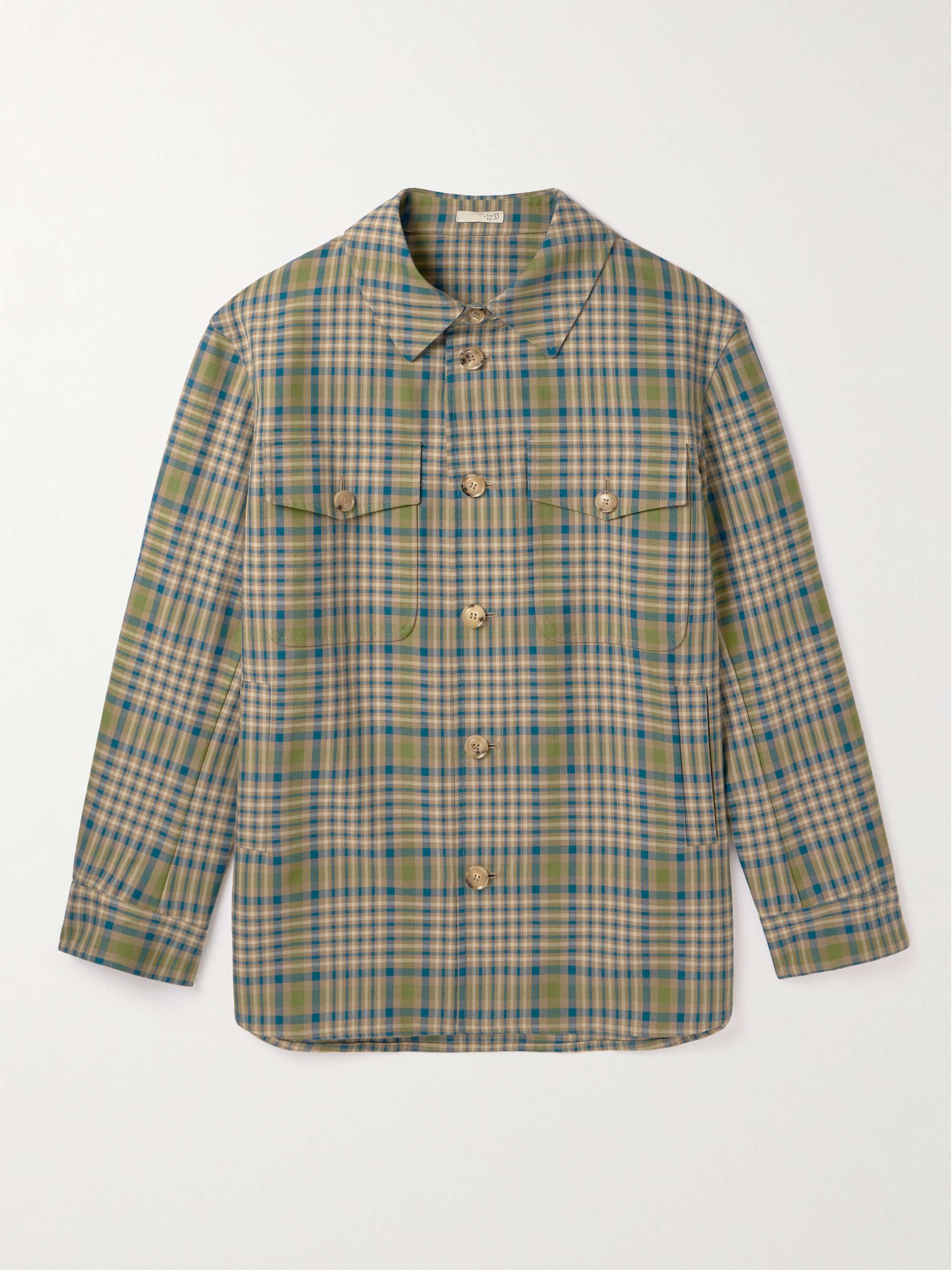 PIACENZA 1733 Checked Cotton Overshirt for Men | MR PORTER